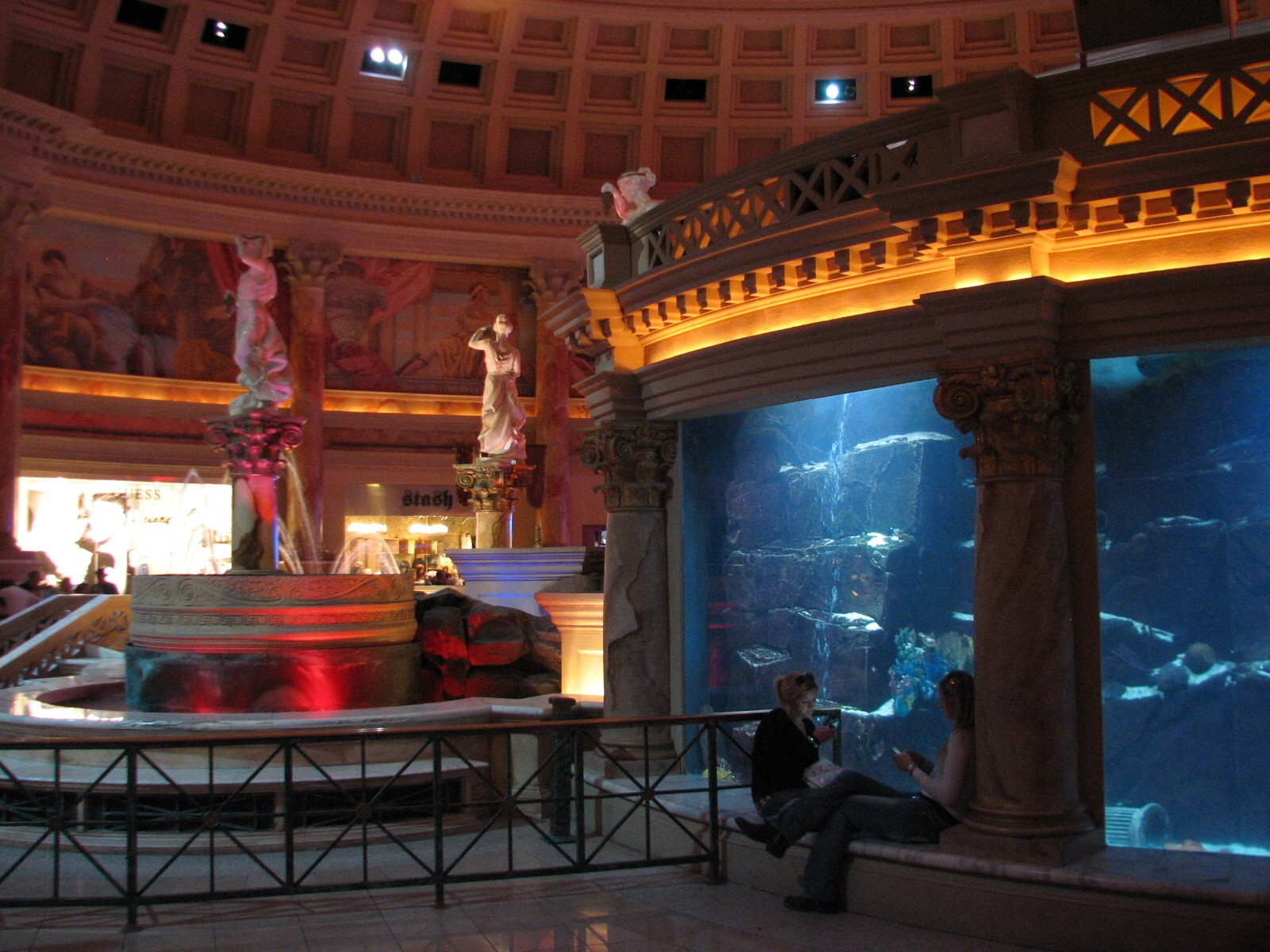 Atlantis Aquarium in Forum Shops at Caesar's Palace in Las Vegas