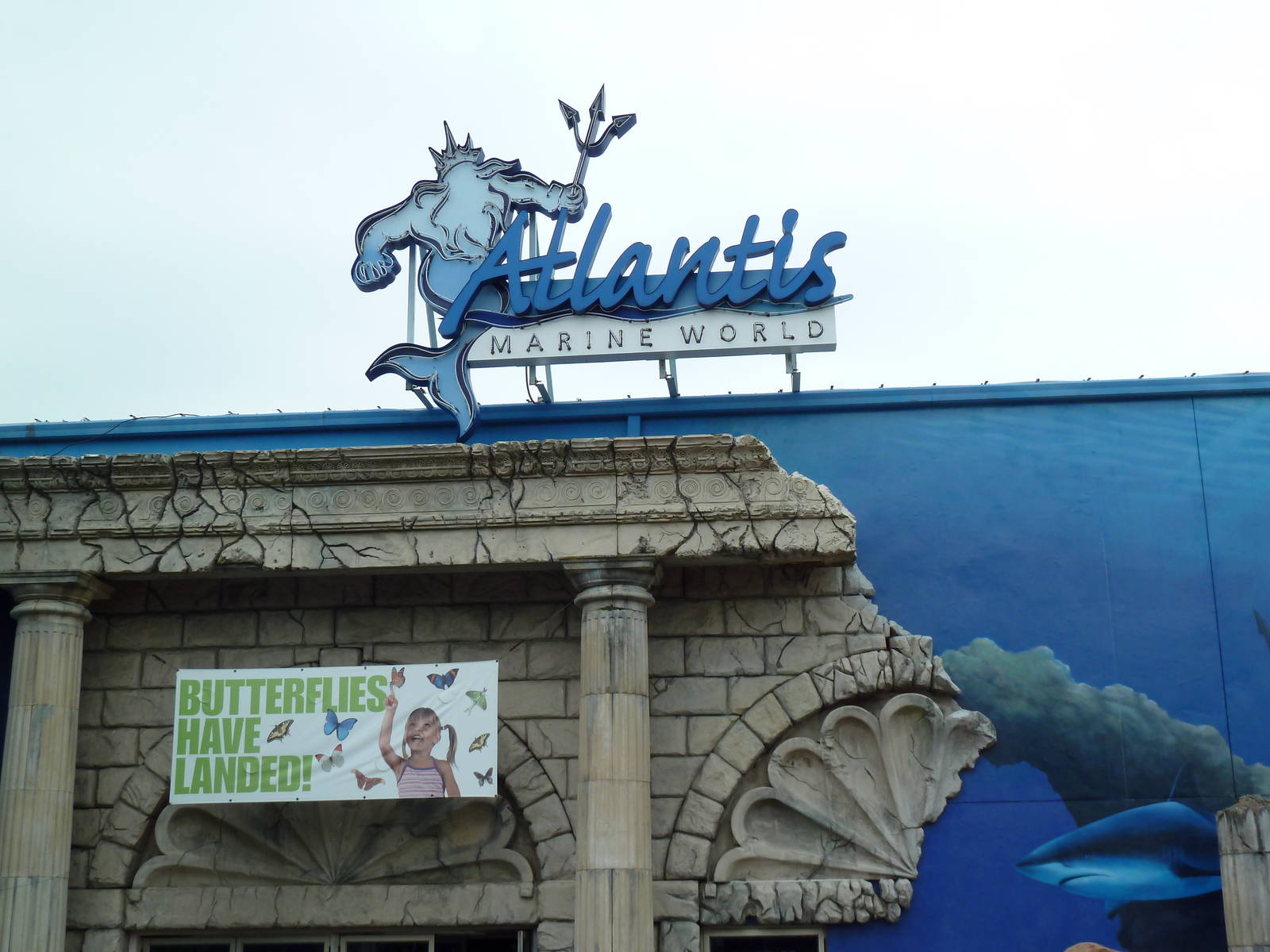 Atlantis Marine World Sign (The Old Name)