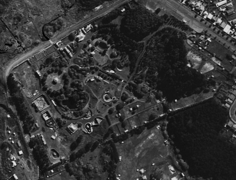 Auckland Zoo 1940 - Aerial Photo