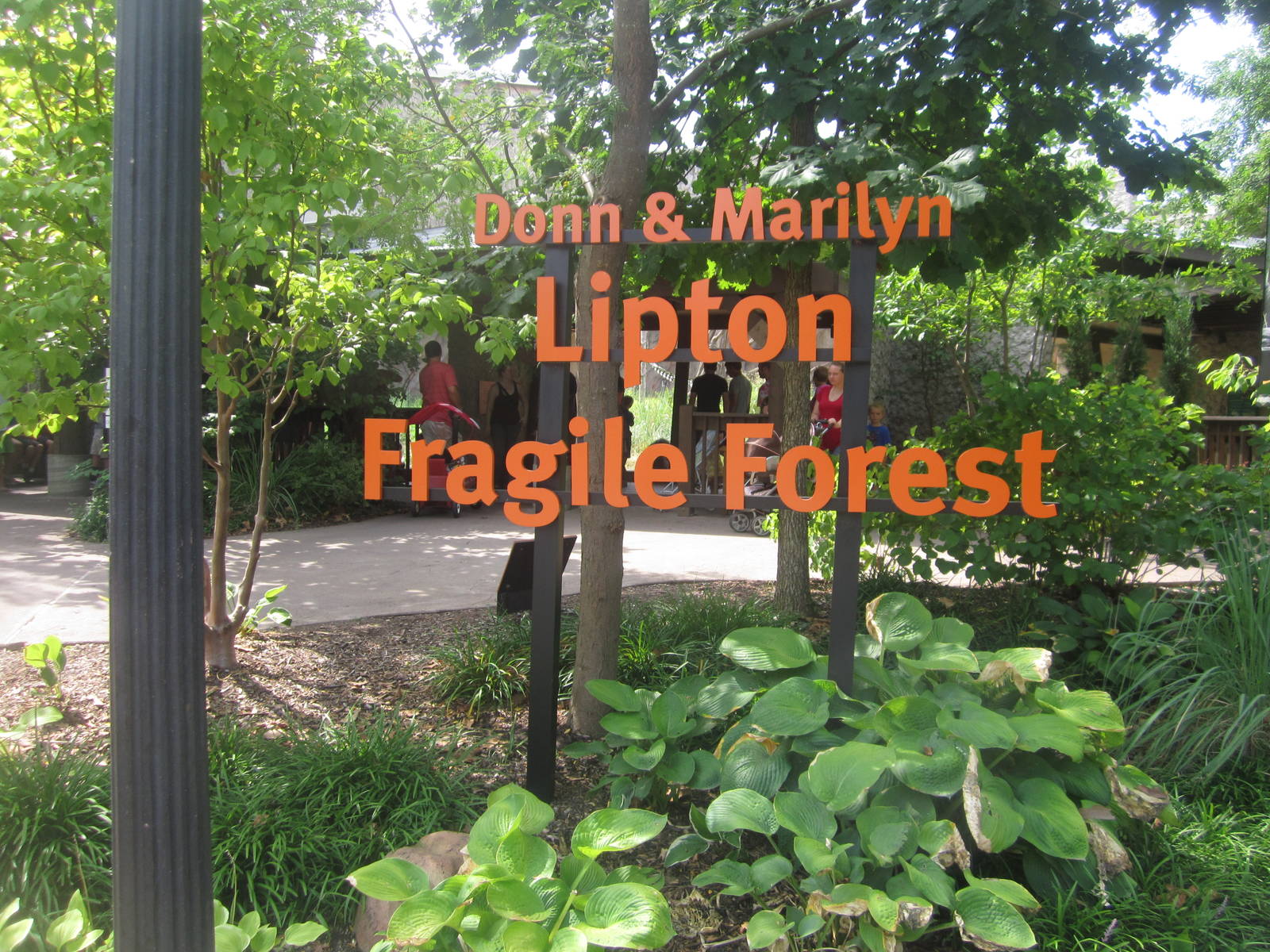 Aug. 2012-Fragile Forest Entrance Sign