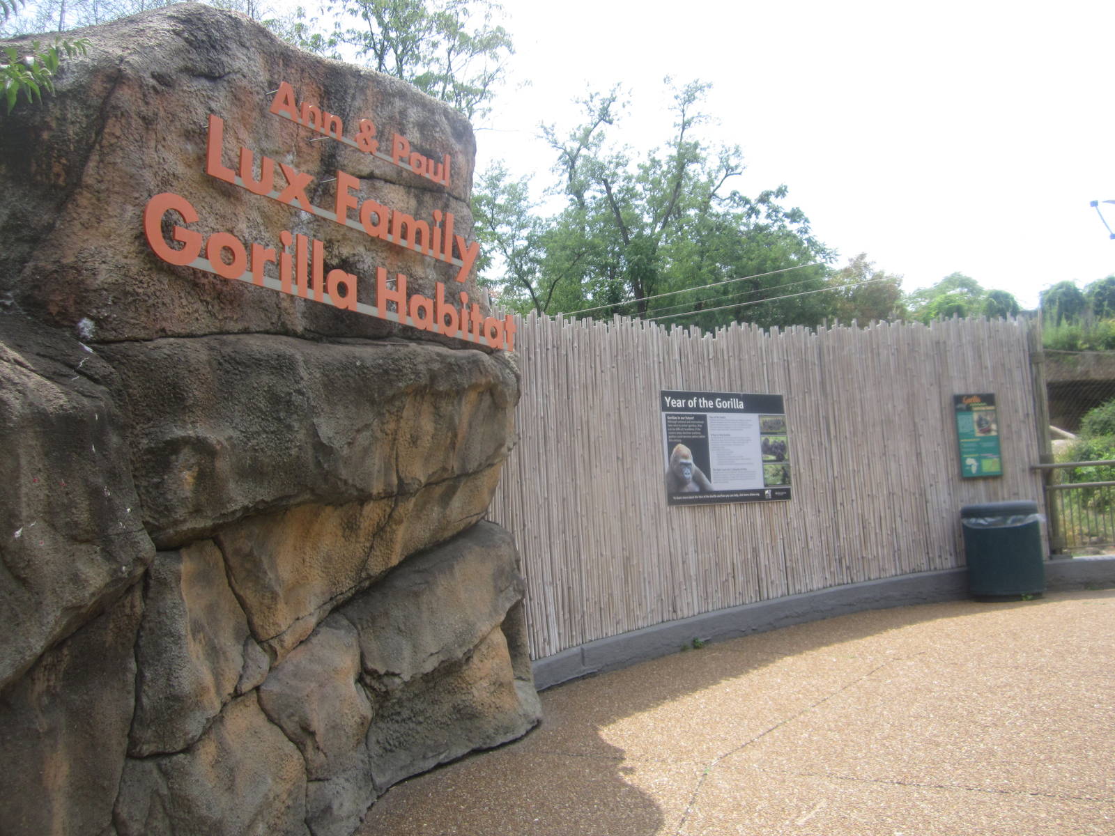 Aug. 2012-Gorilla Habitat Entrance