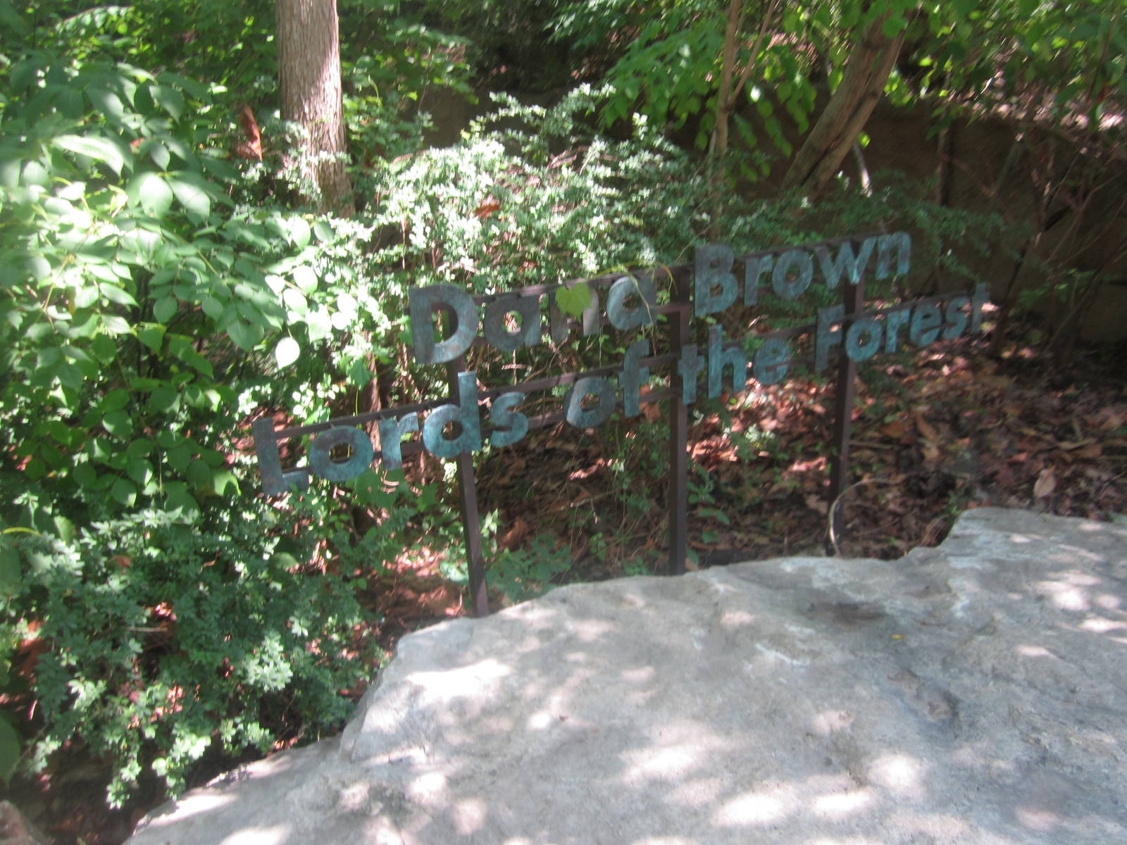 Aug. 2012-Lords of the Forest Entrance Sign