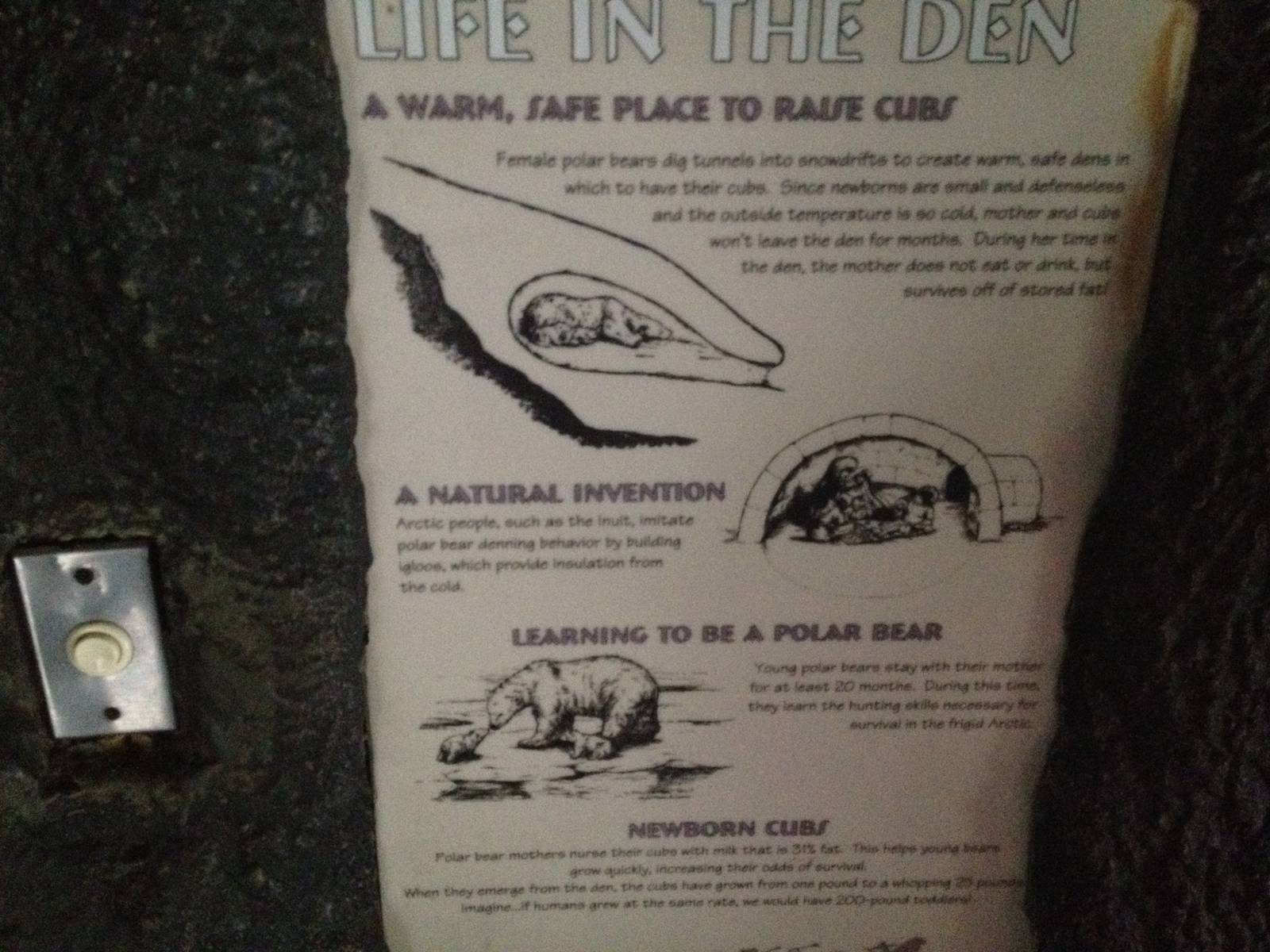 Aug. 2012-Polar Bear sign