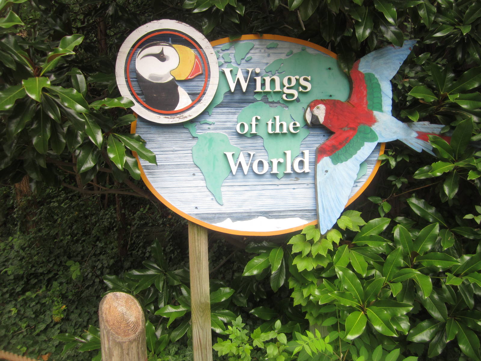 Aug. 2012-Wings of the World entrance sign