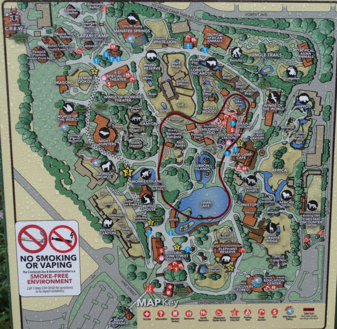 Aug. 2017 - Zoo Map