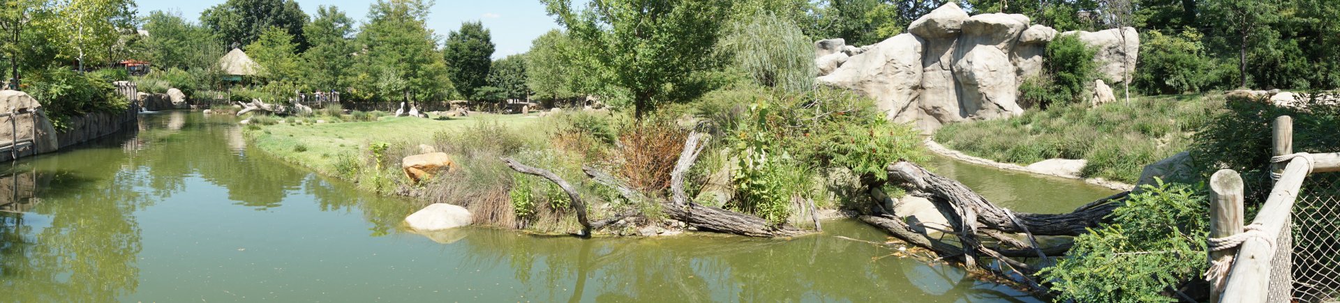 Aug. 2018 - Africa - Barrier Between the Plains & the Lion Exhibit