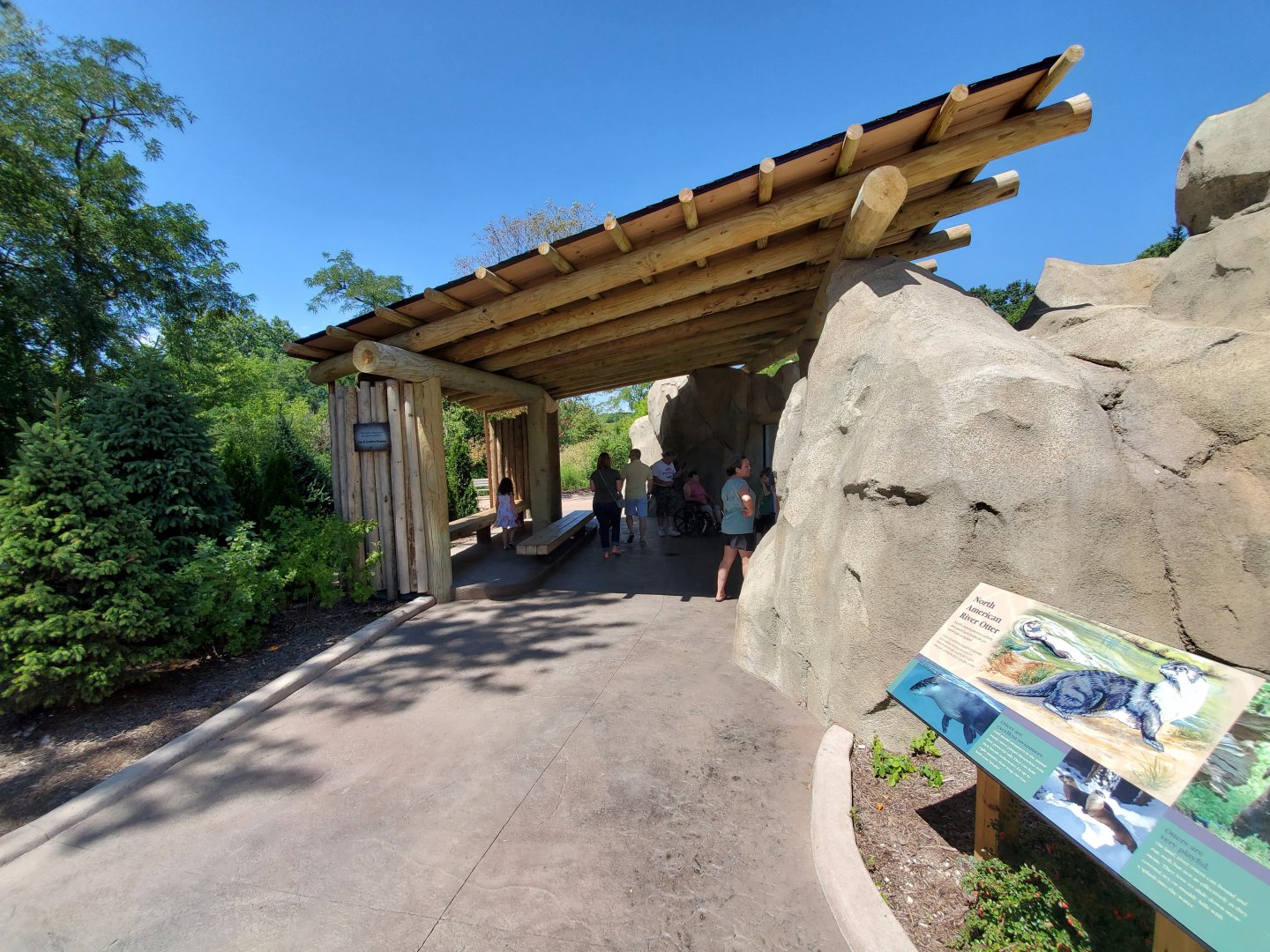 Aug. 2019 - New! River Otter Exhibit