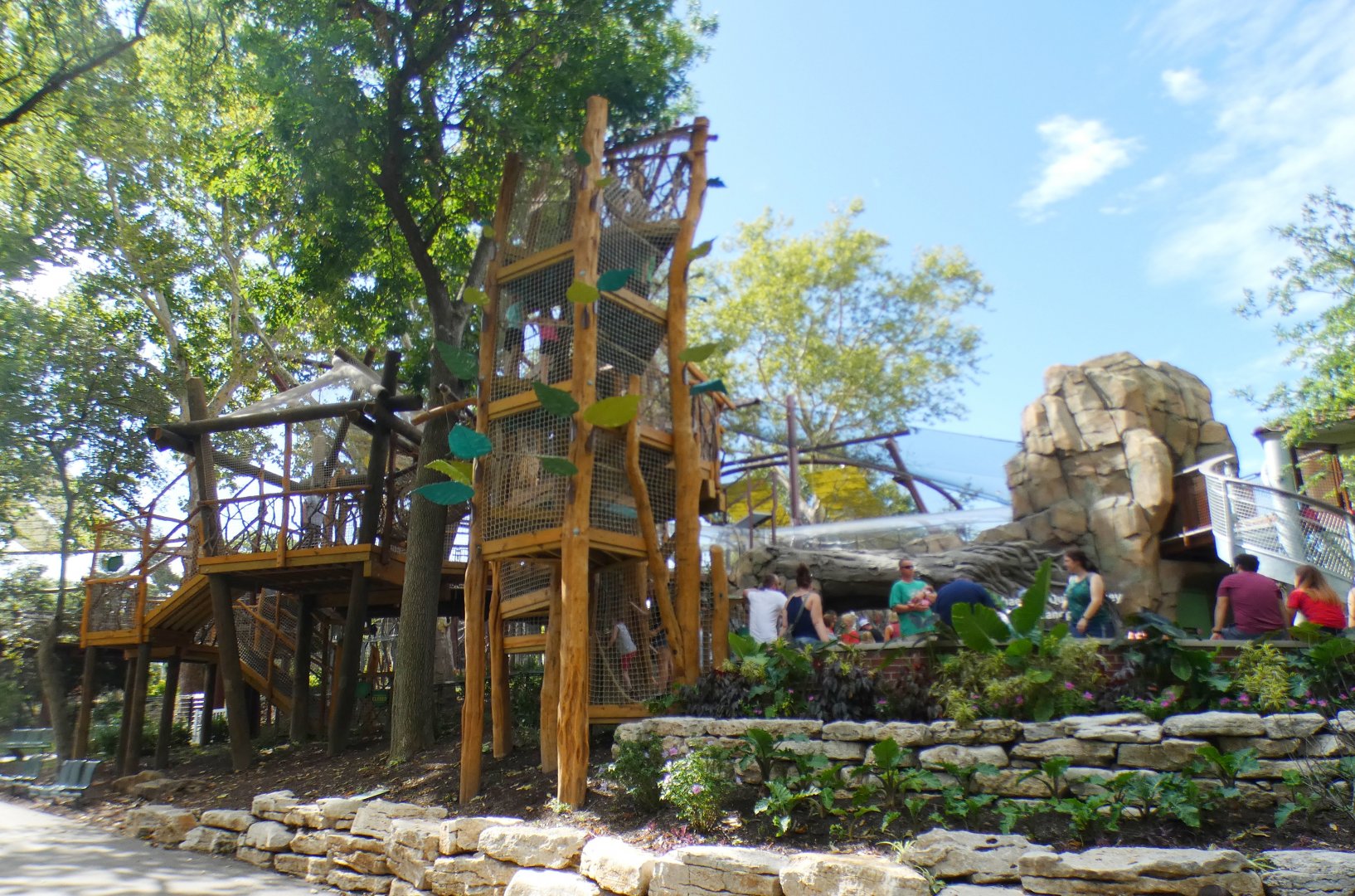 Aug. 2021 - New! Primate Canopy Trails - Entrance & Playground