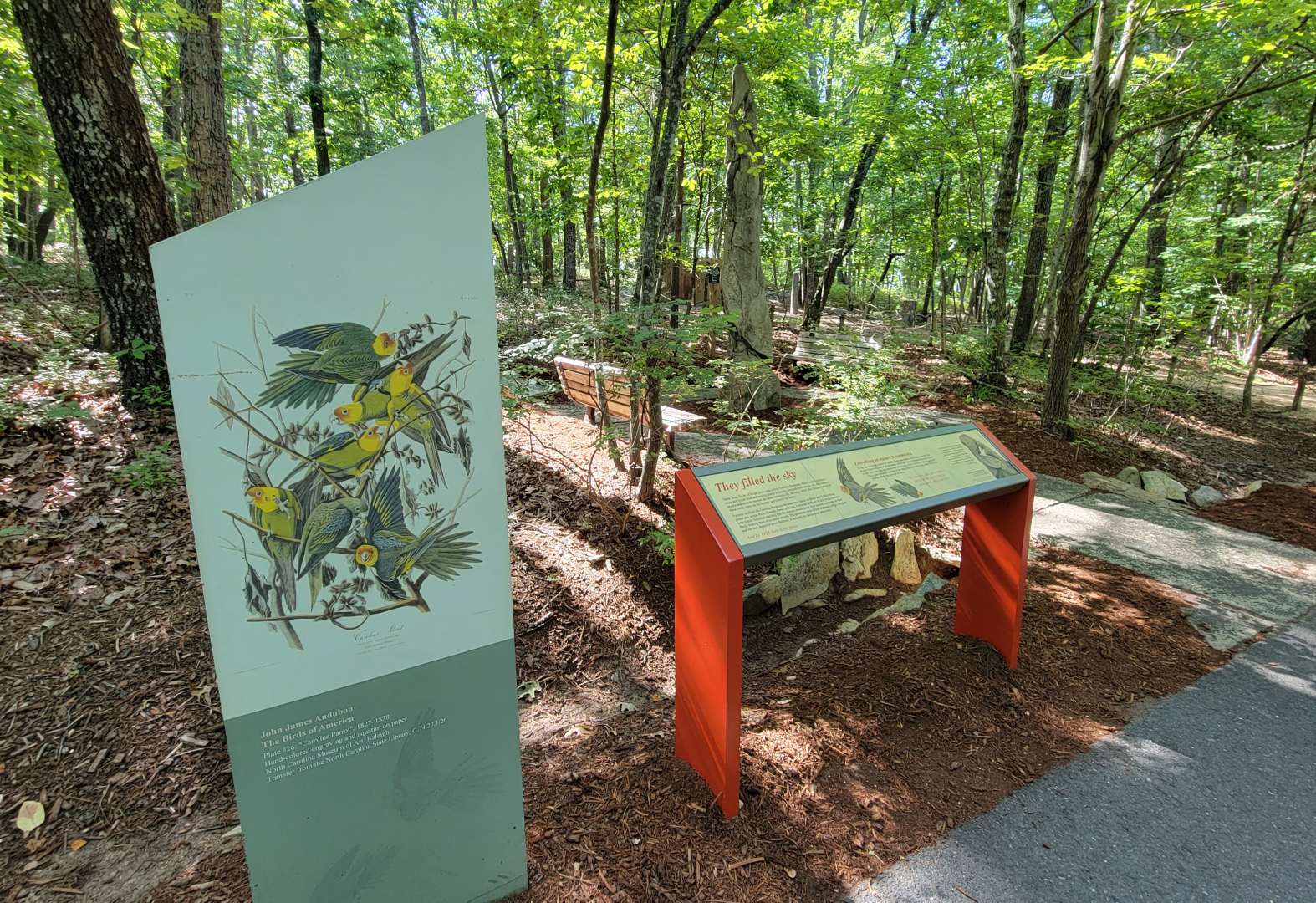 Aug. 2022 - North America: Prairie - Carolina Parakeet Signage