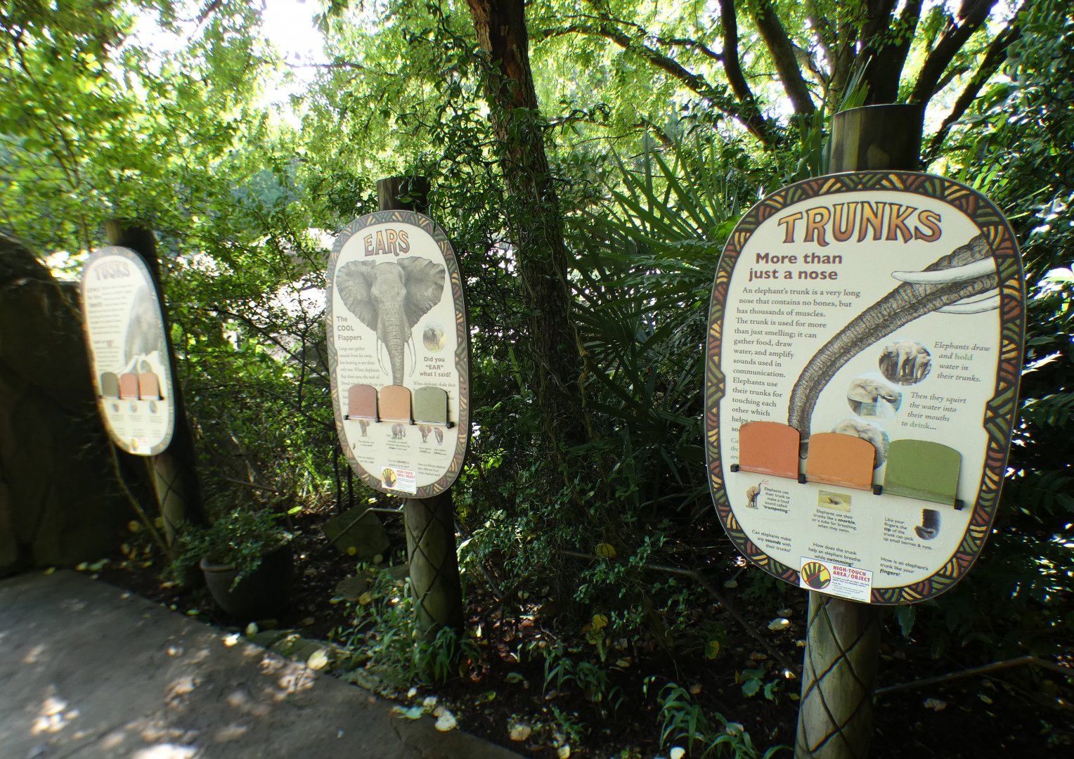 Aug. 2022 - Watani Grasslands Reserve - Elephant Signage