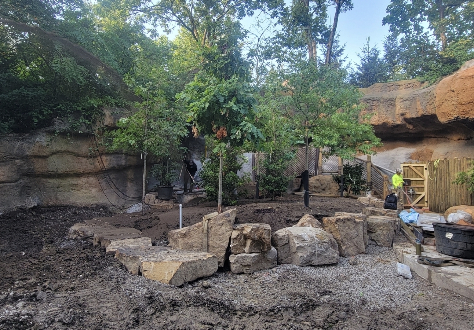 Aug. 2025 - Black Bear Ridge Construction Update - Upper Bear Viewing Area