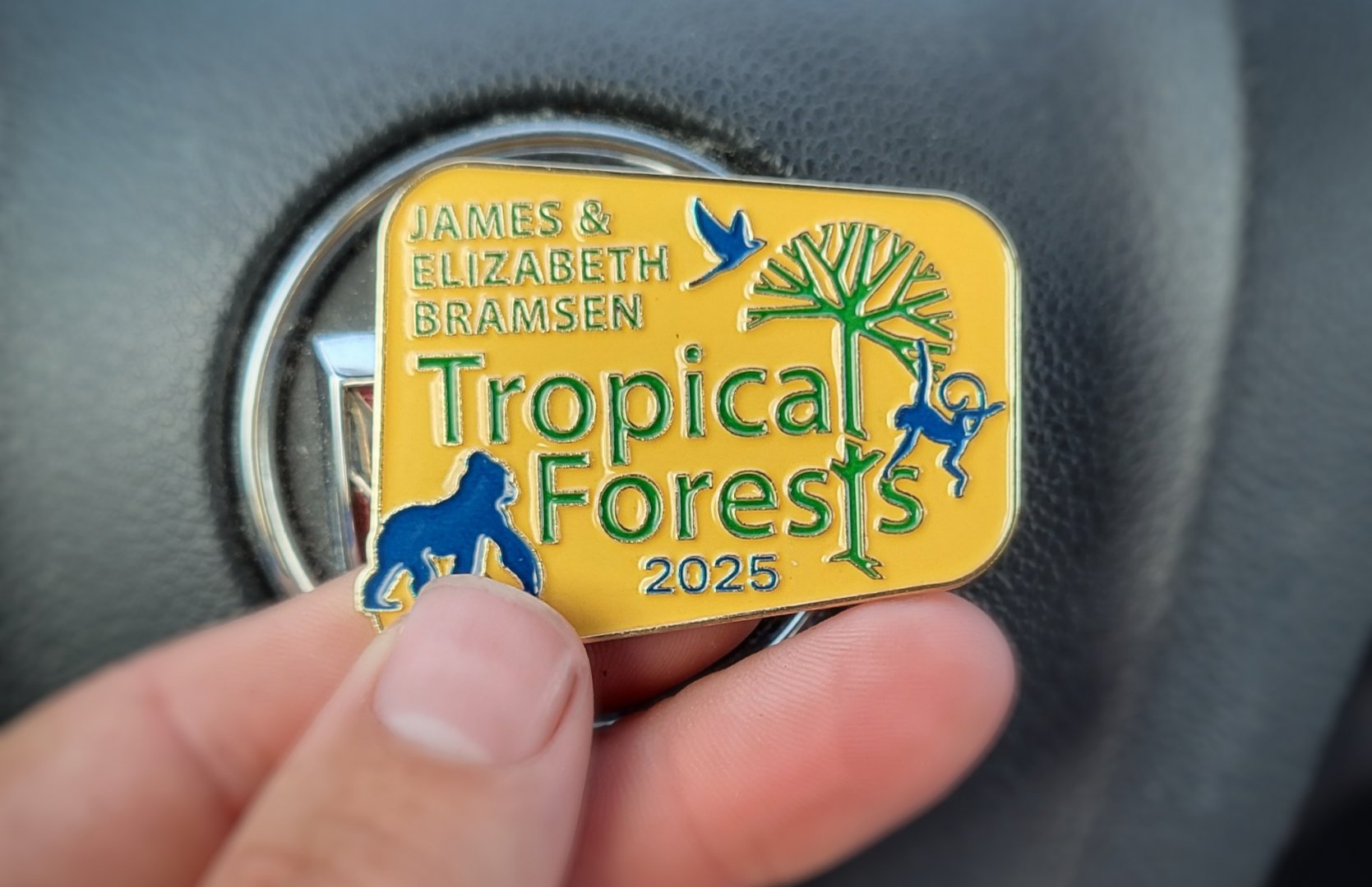 Aug. 2025 - Tropical Forests Pin (Gifted by a fan)