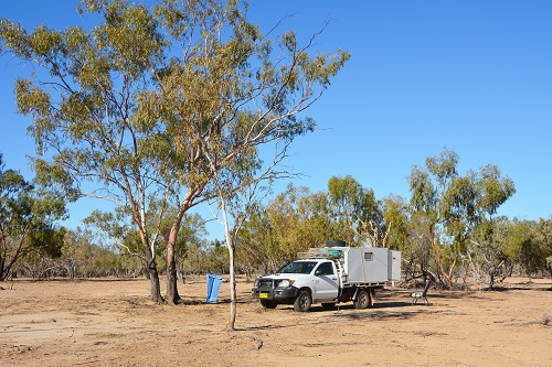 Aussie outback camping.
