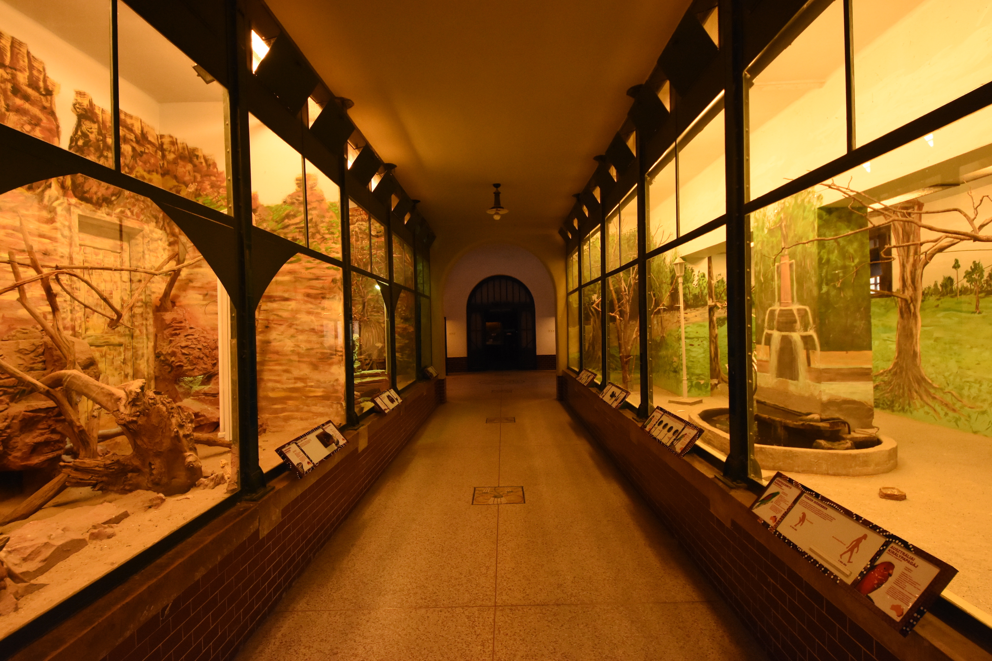 Australia house - Aviaries and terraria