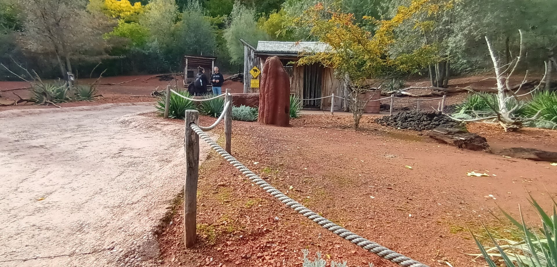 Australia inside the Walkthrough Emu and Bennetts Wallaby Enclosure