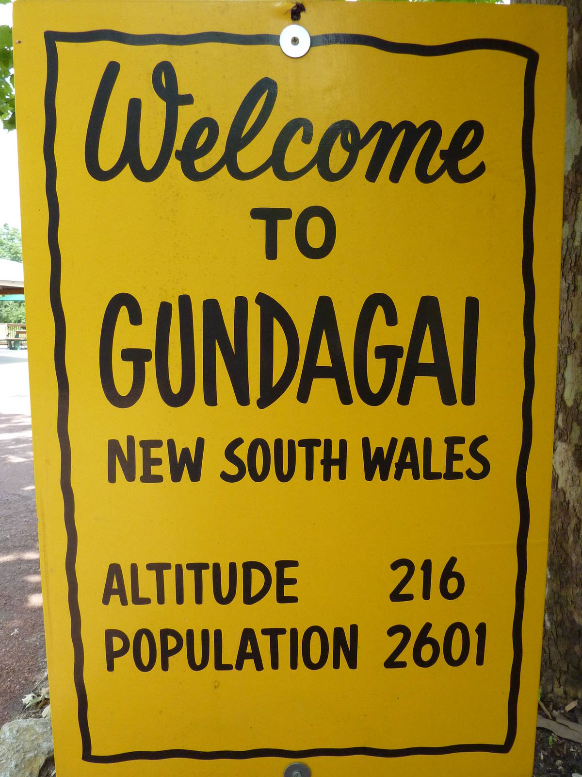 Australia - Train Station Sign