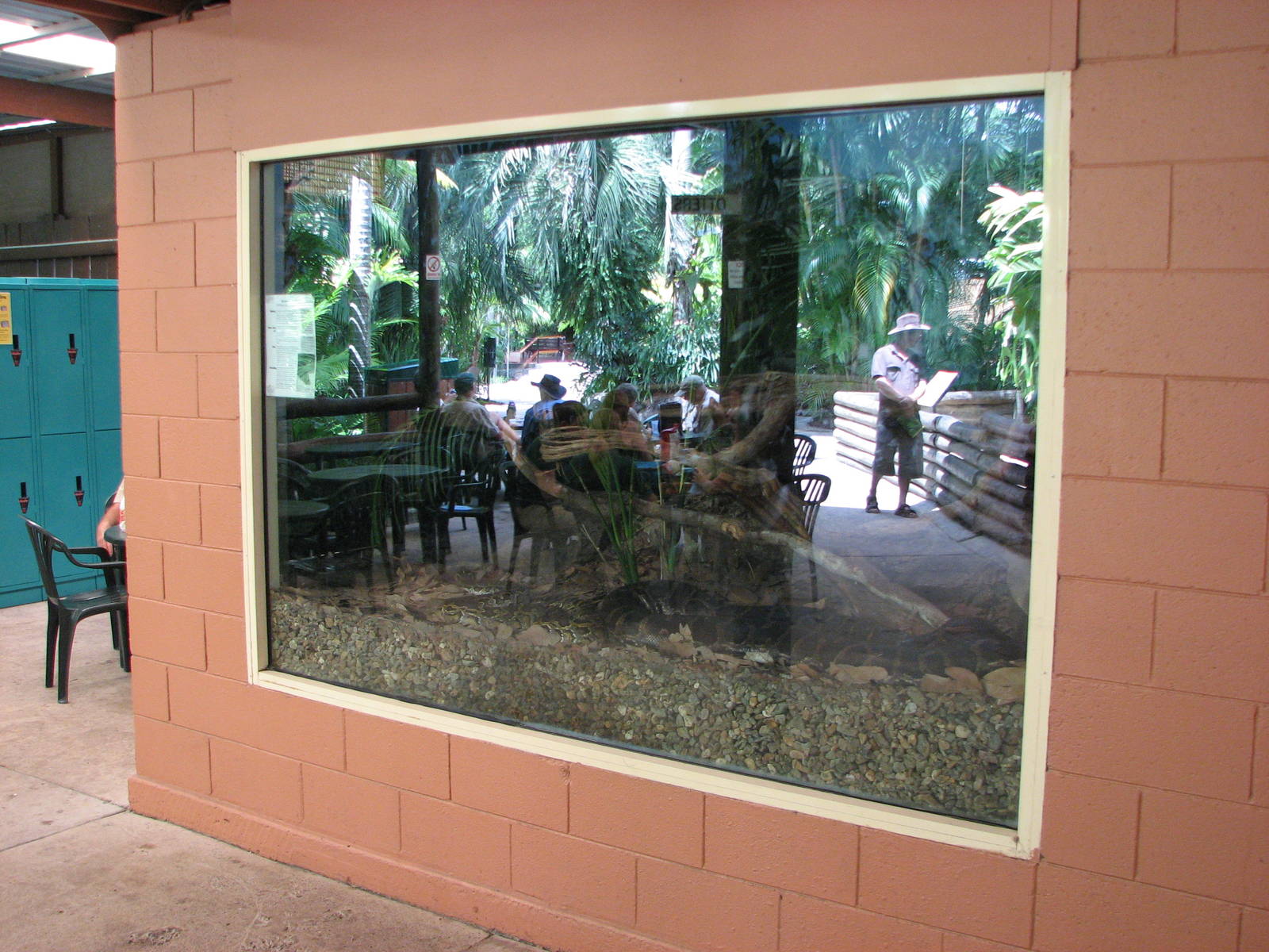 Australia Zoo 2007 - Boa exhibit
