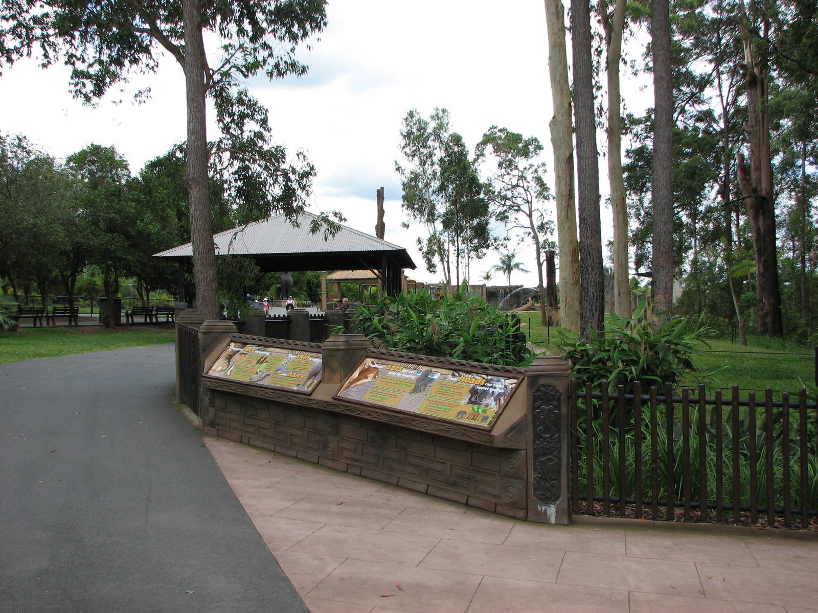 Australia Zoo 2007 - Corner of the Asiatic Elephant exhibit