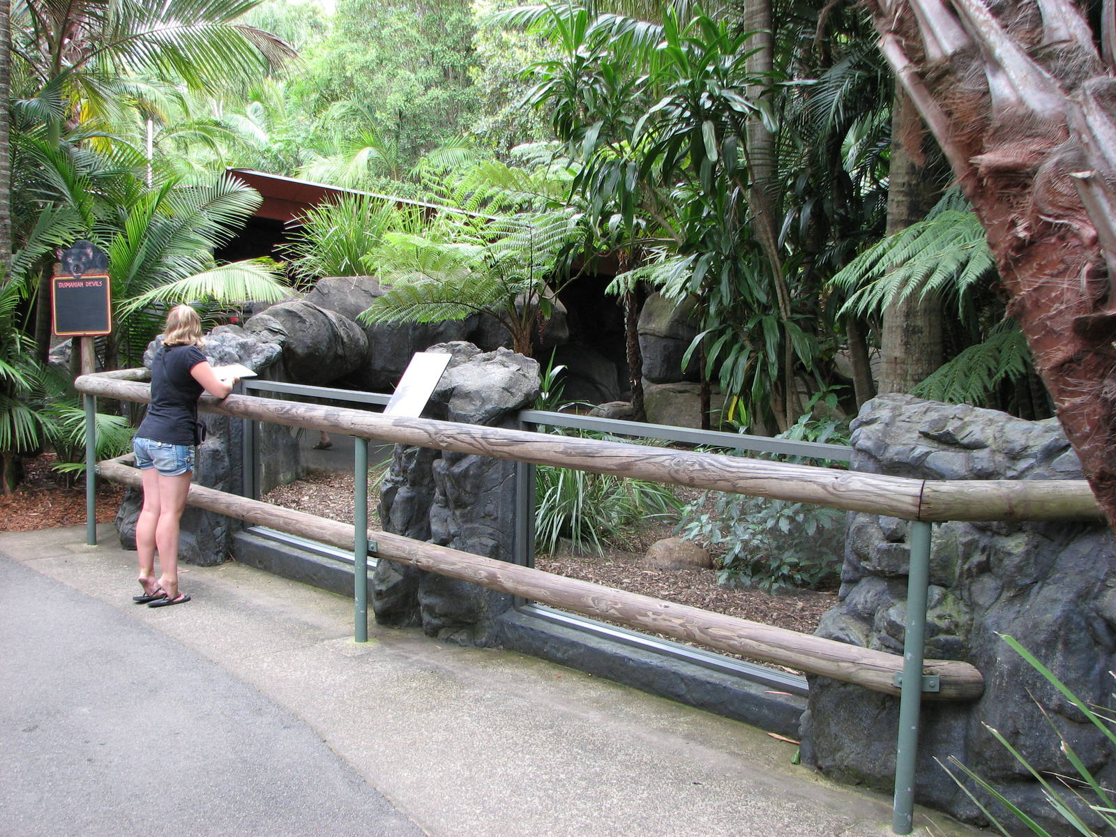 Australia Zoo 2007 - Front of the Tasmanian Devil exhibit