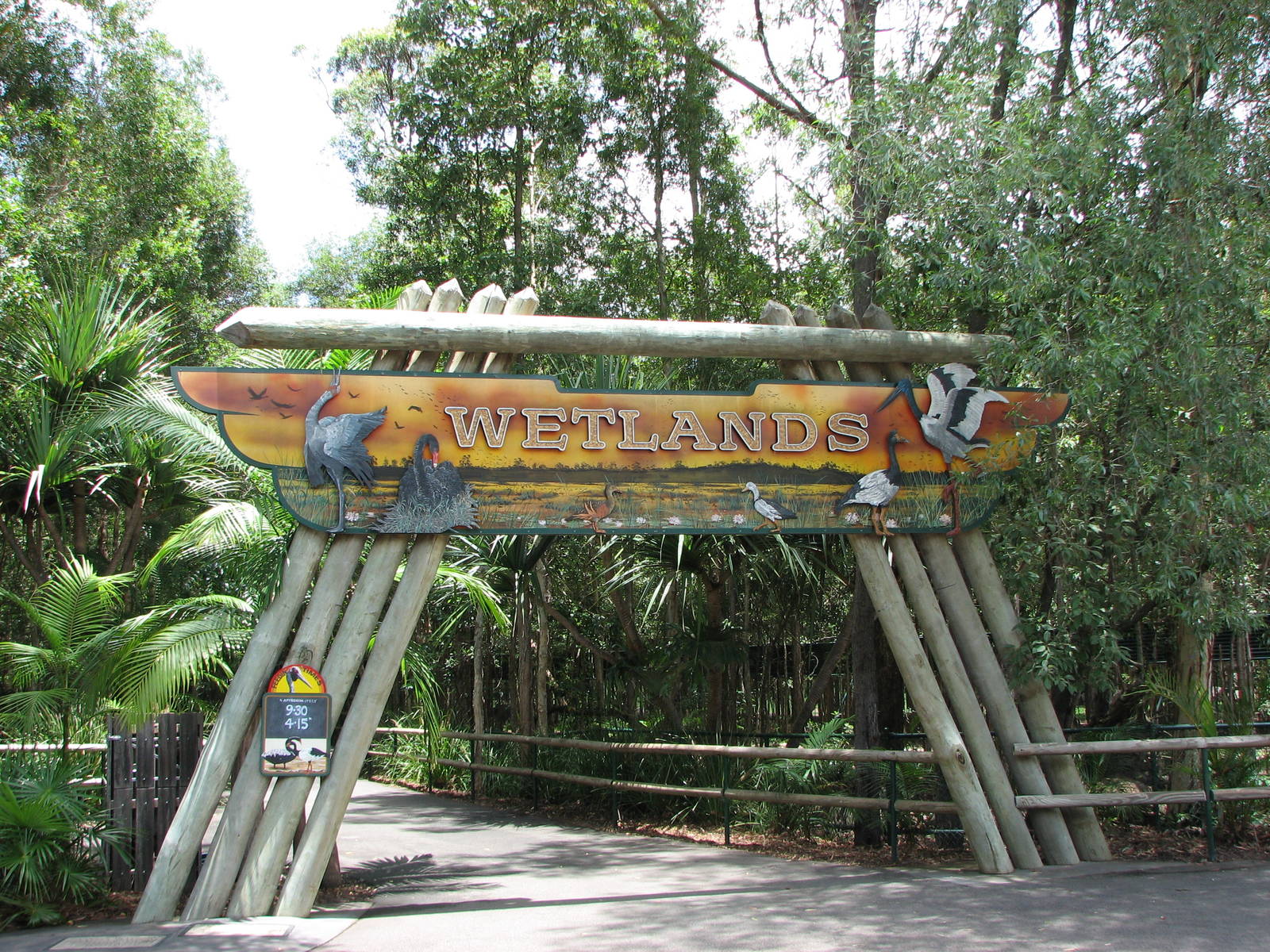 Australia Zoo 2007 - Gate to the Wetlands