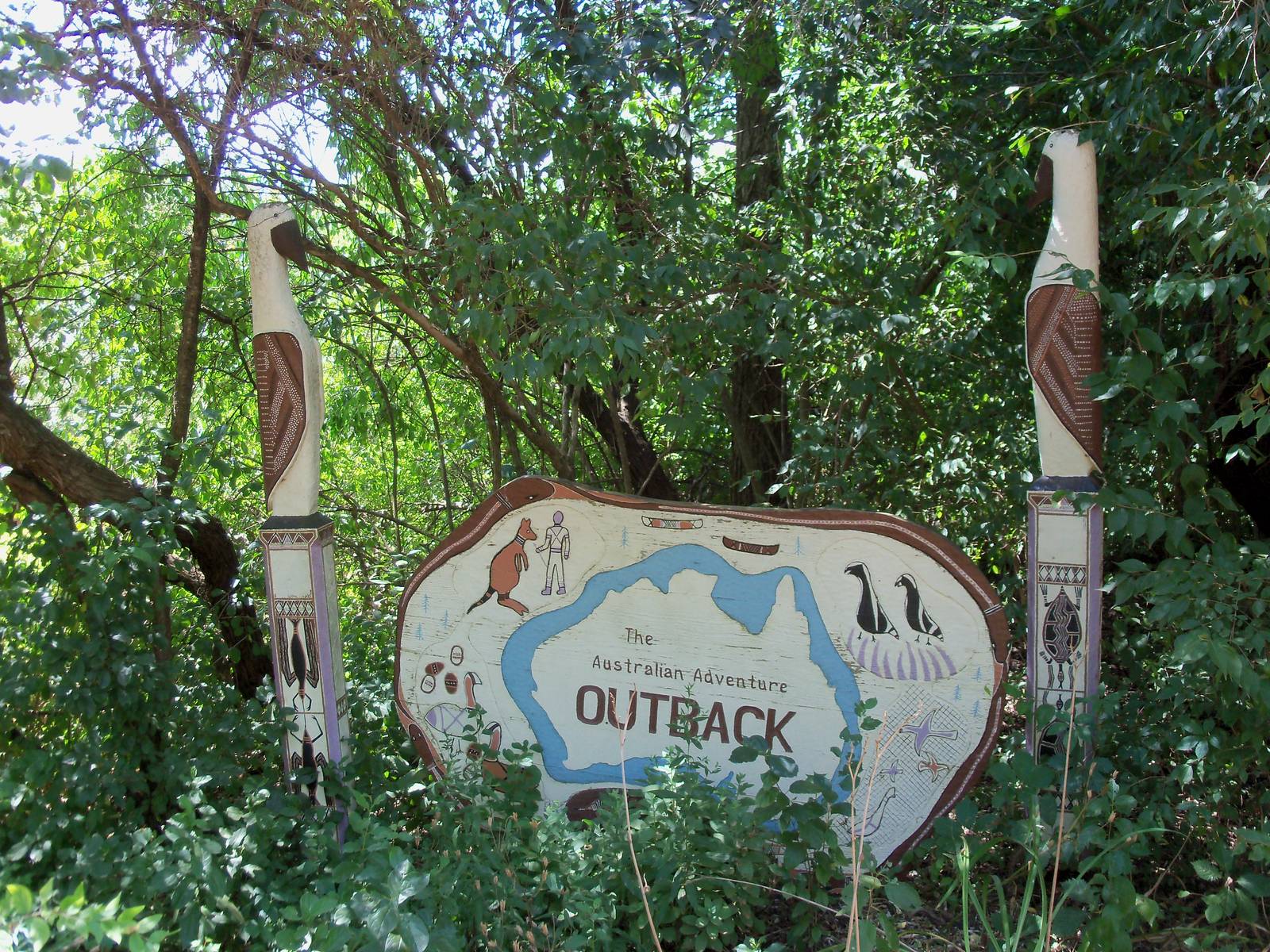 Australian Adventure - Entrance Sign