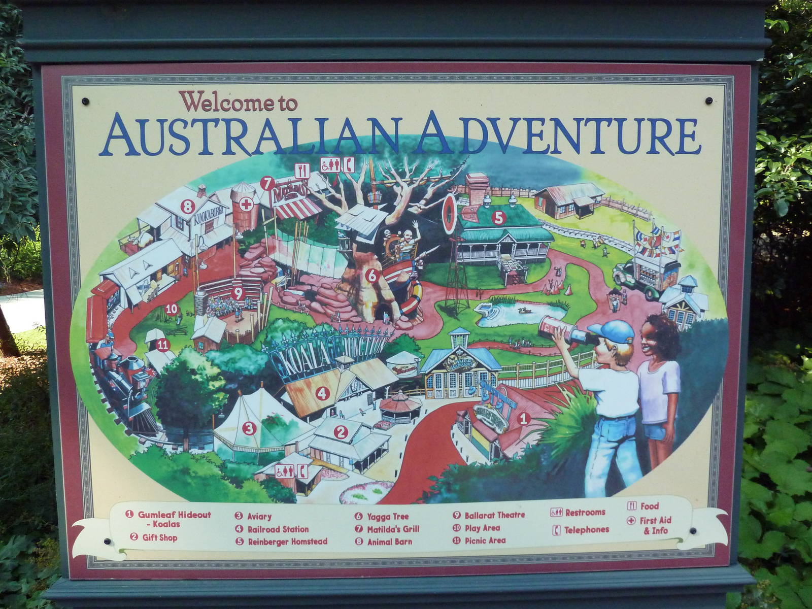 Australian Adventure - Map