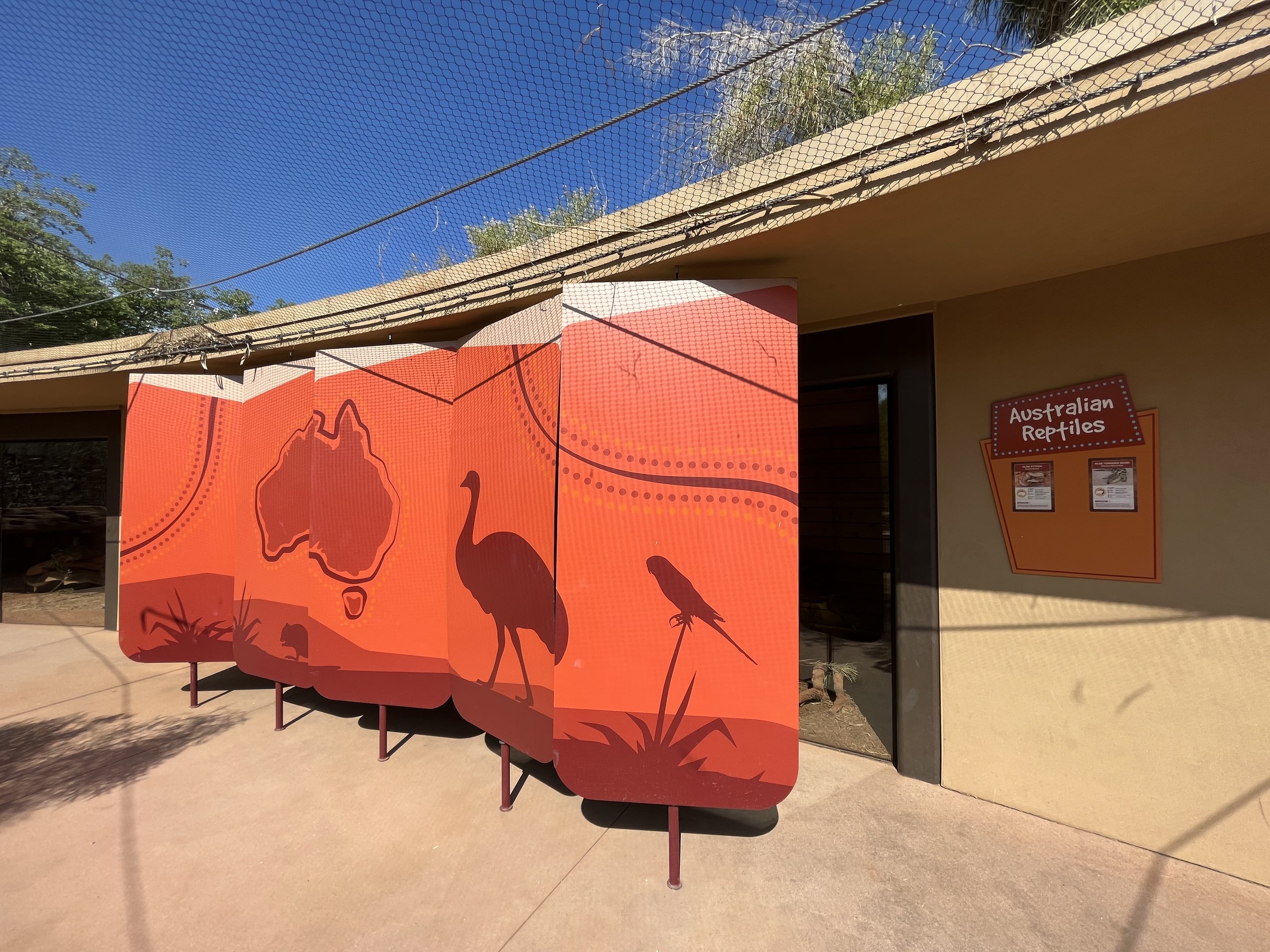 Australian Adventures - reptile exhibits