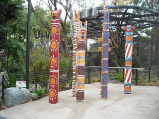 Australian Outback "totem poles"