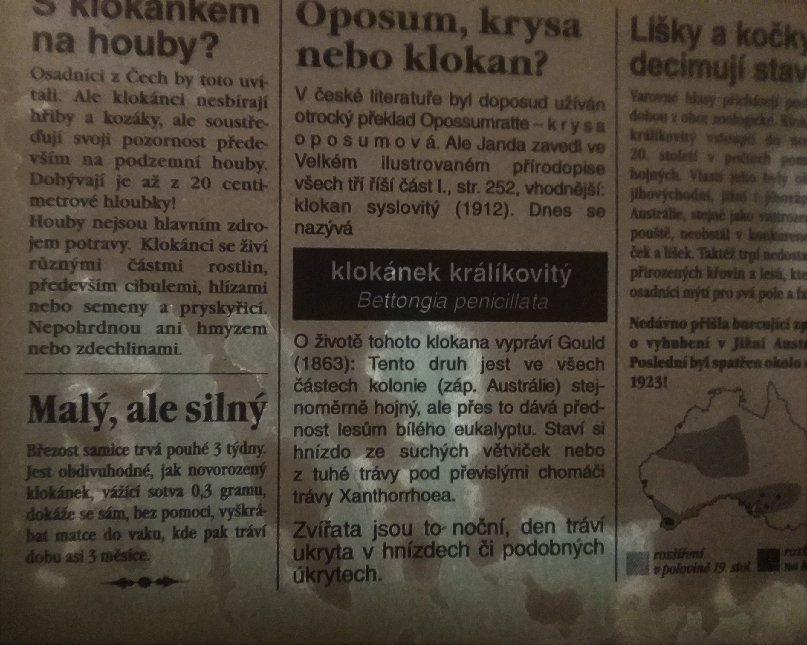 Australian Section Signage