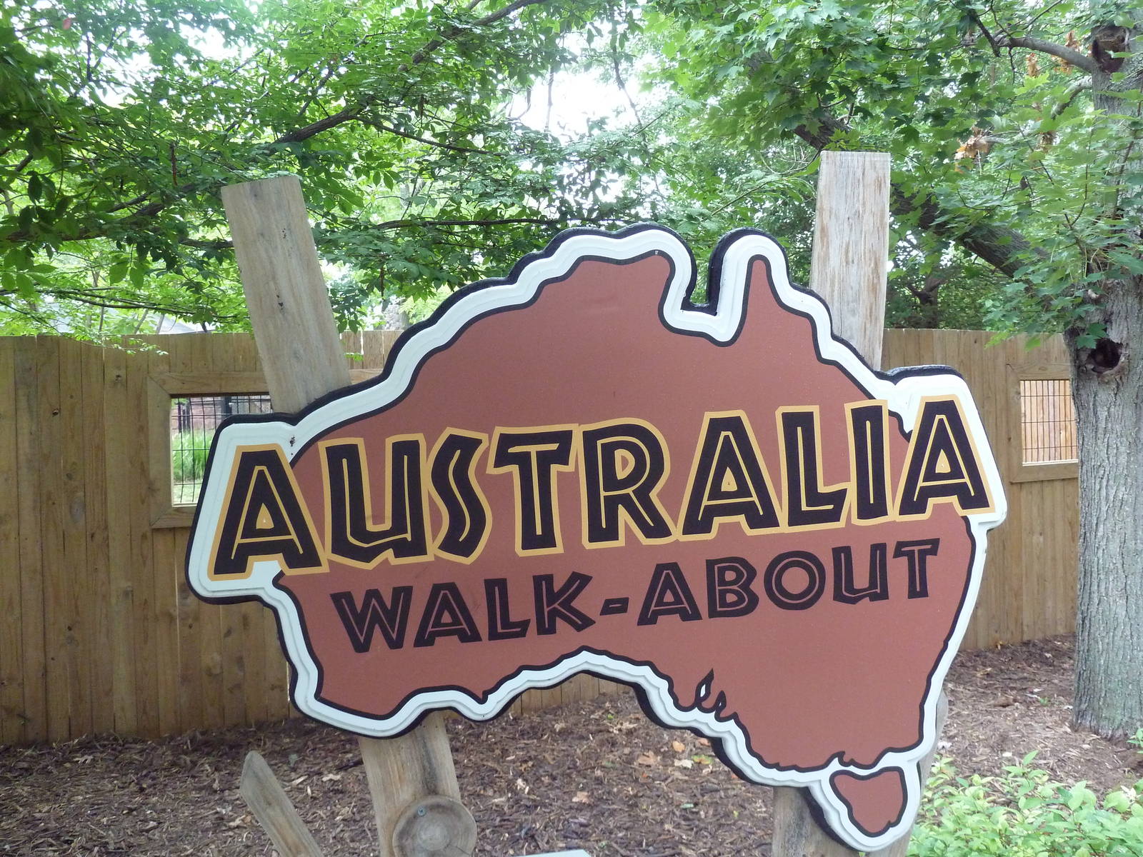 Australian Walk-About Sign