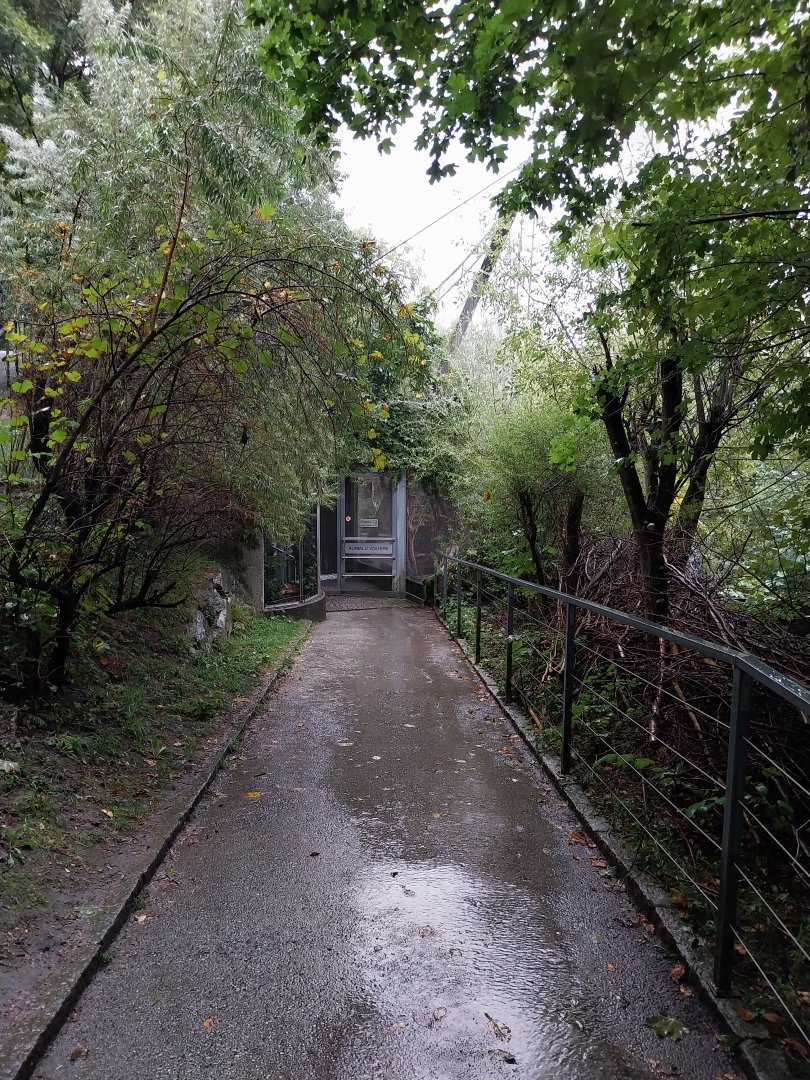 Auwald aviary - Entrance