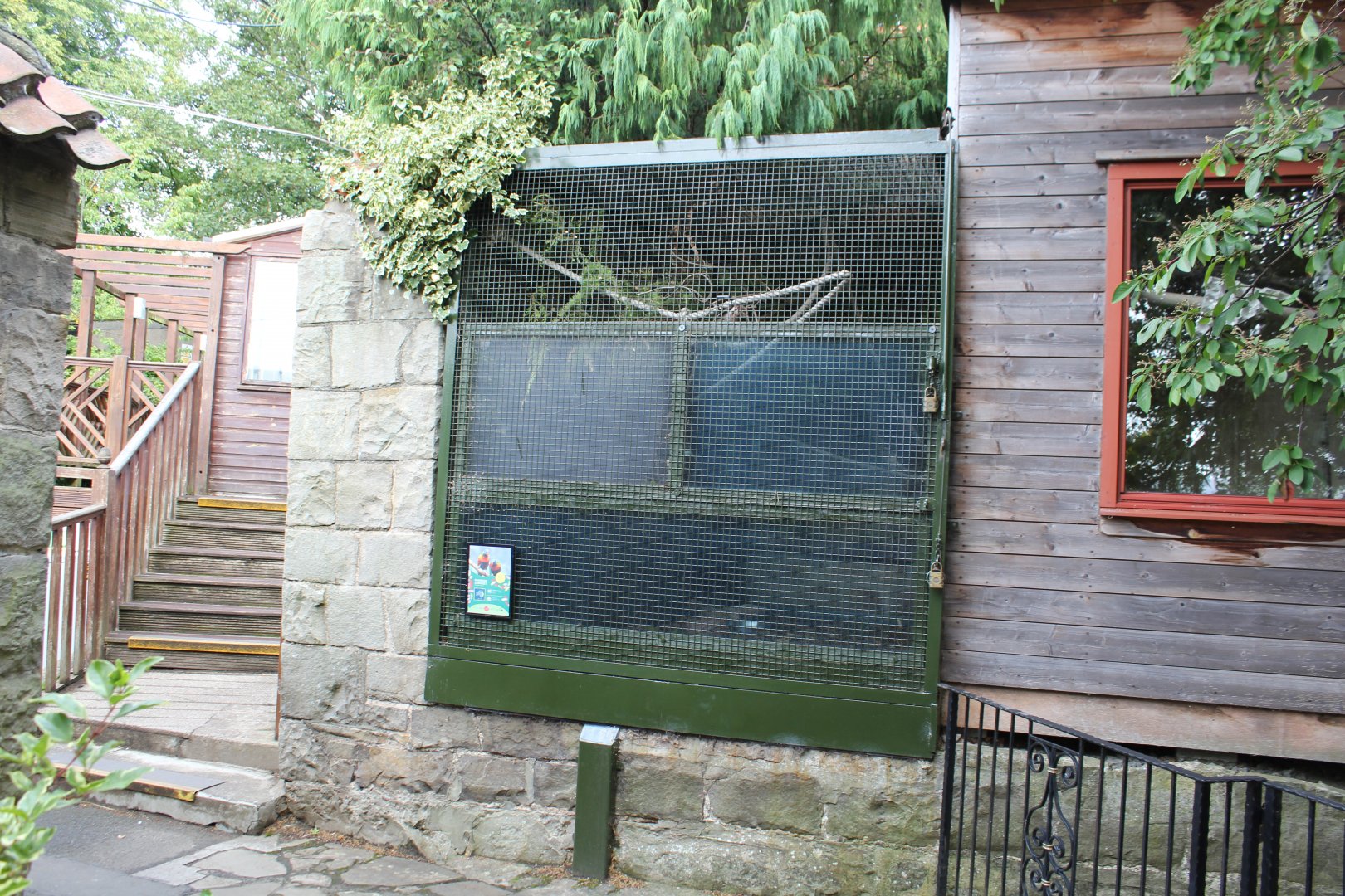 Avairy adjacent to Wee Beasties Edinburgh Zoo
