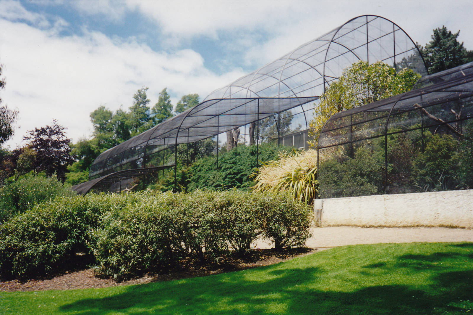 aviaries at Dunedin Botanic Gardens, NZ