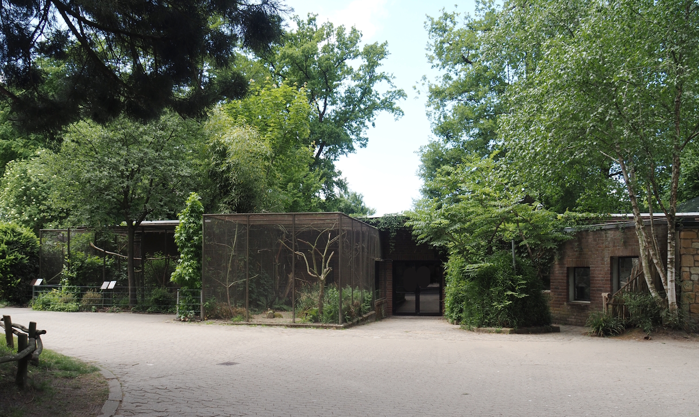 Aviaries, Entrance to the tiger house and Tiger viewing window, 2025-05-22
