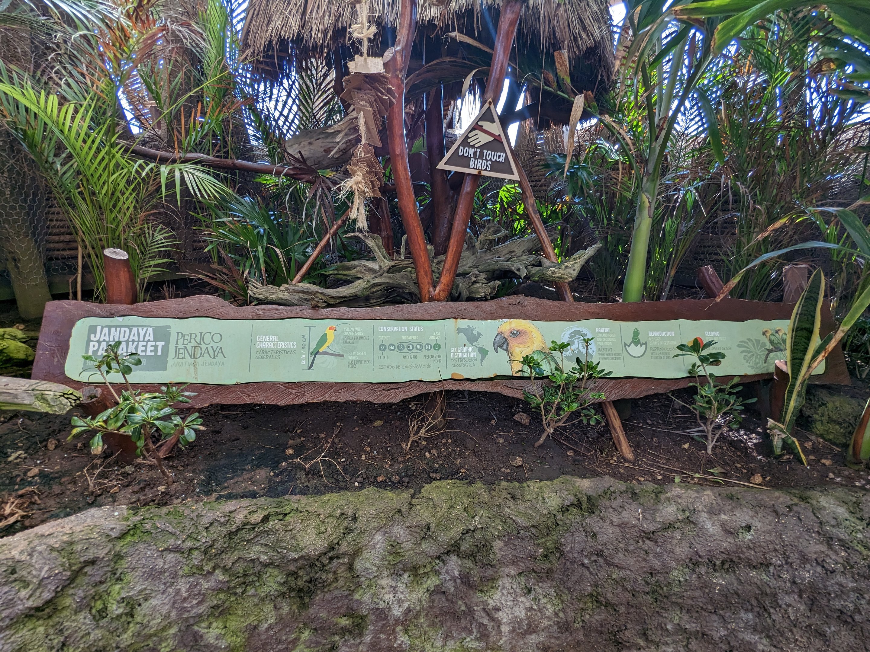 Aviarius - Costa Maya - second aviary sign
