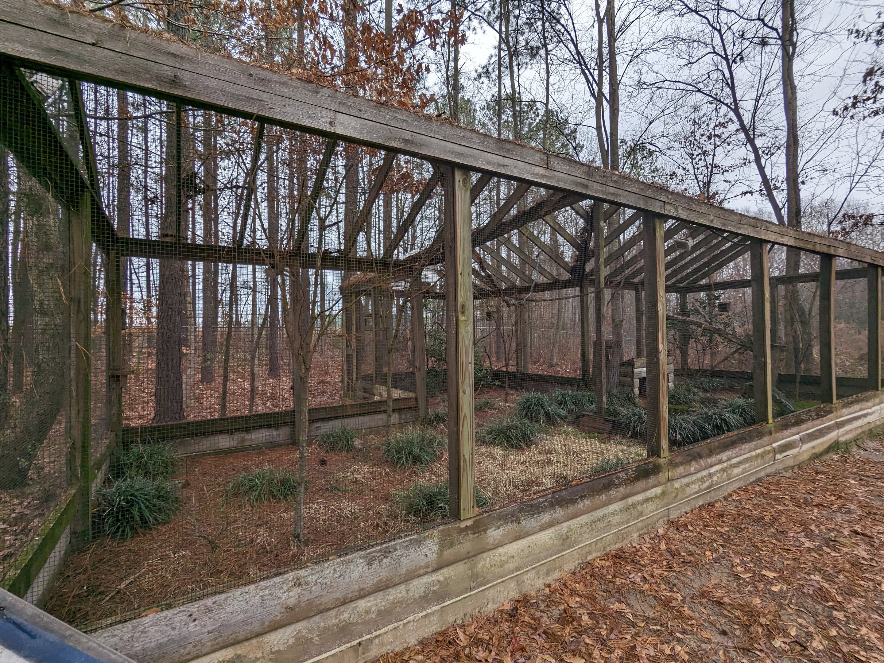 Aviary (across from events pavilion)