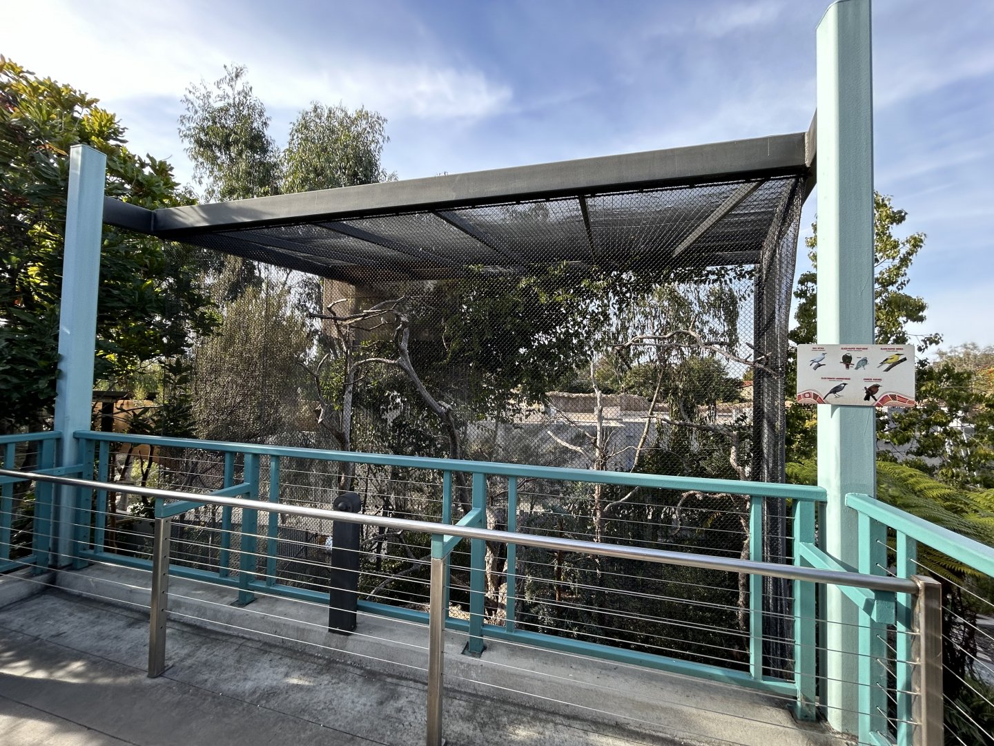 Aviary between Koala Exhibits - Australian Outback