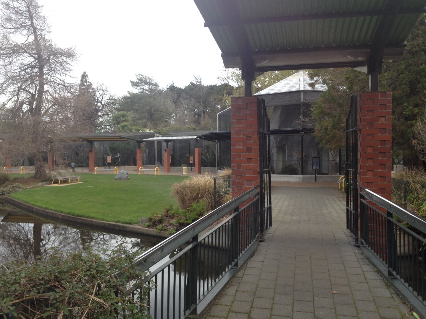 Aviary entrance area