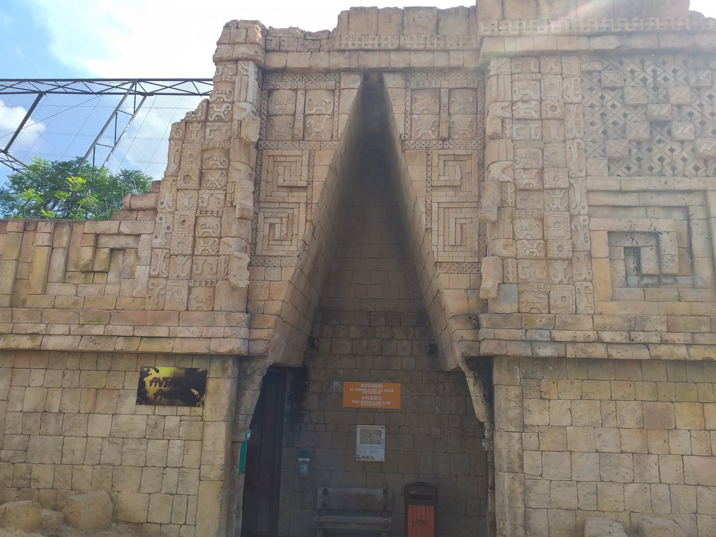 Aviary entrance -TerraNatura Benidorm (2021)