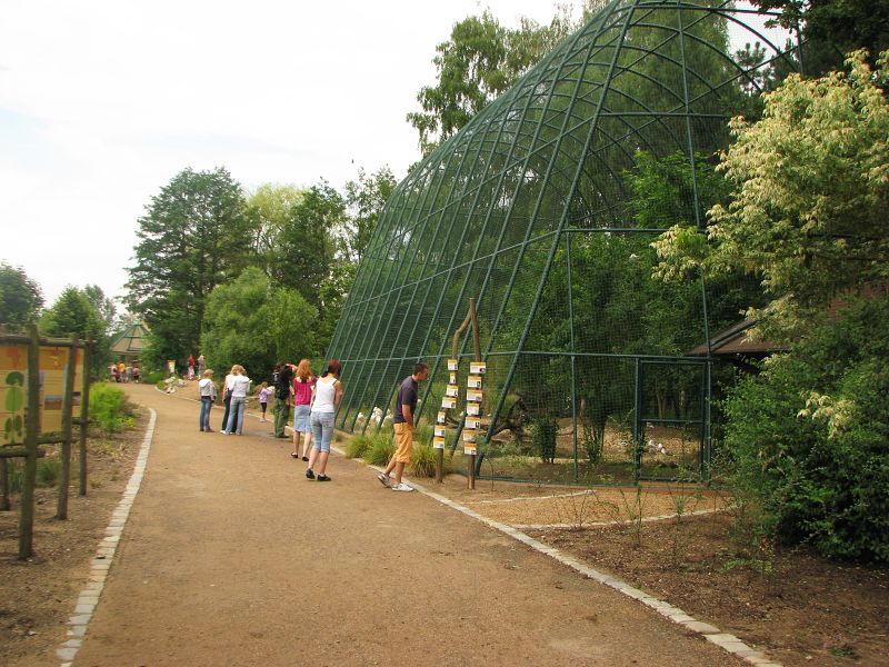Aviary for African water birds