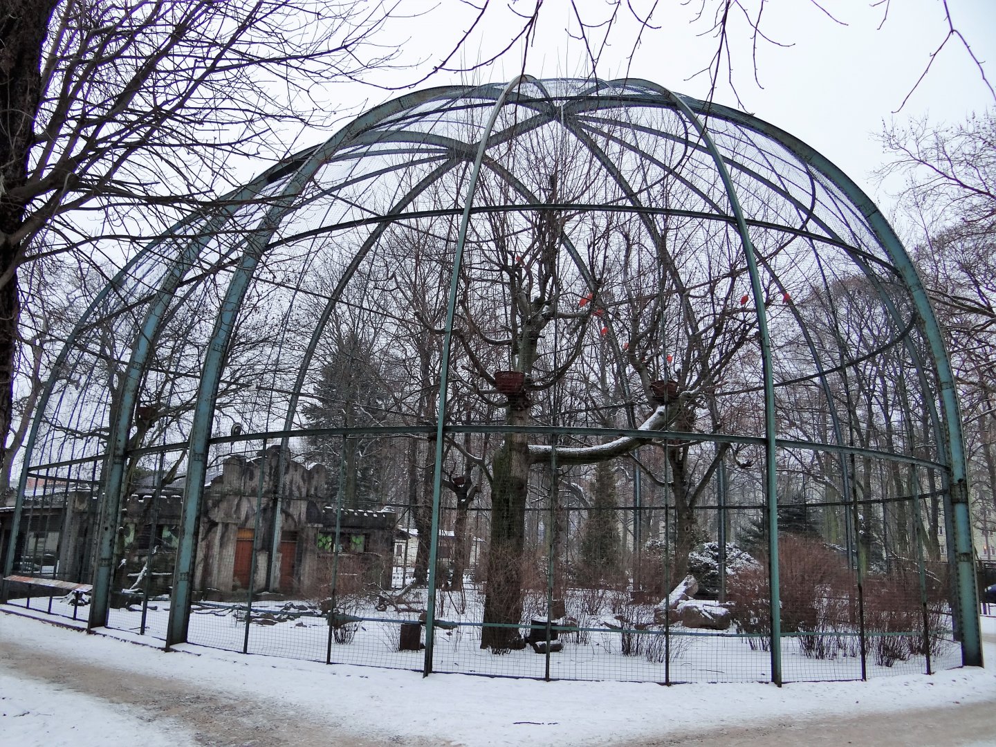 Aviary for wading birds