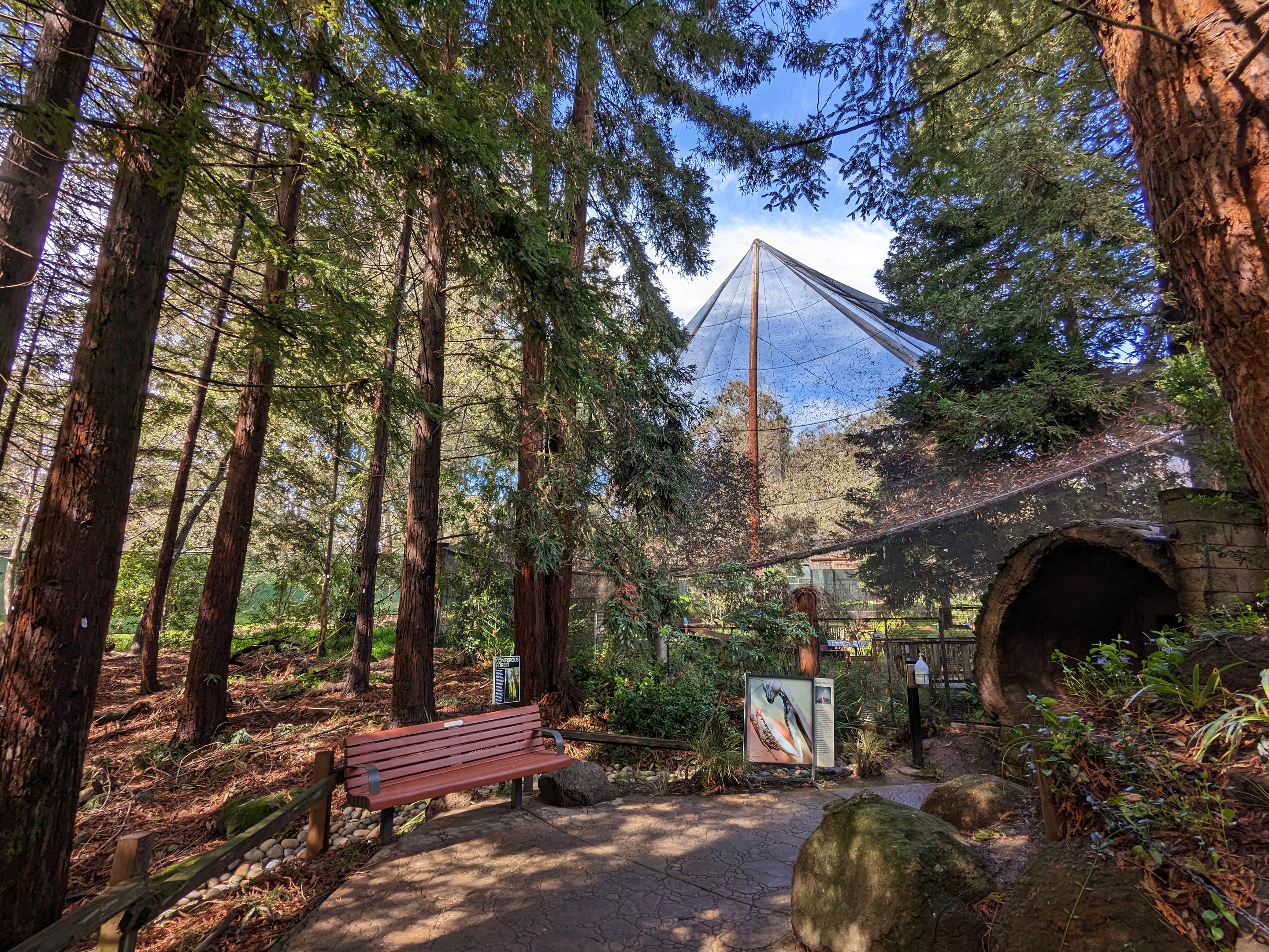 Aviary from exterior