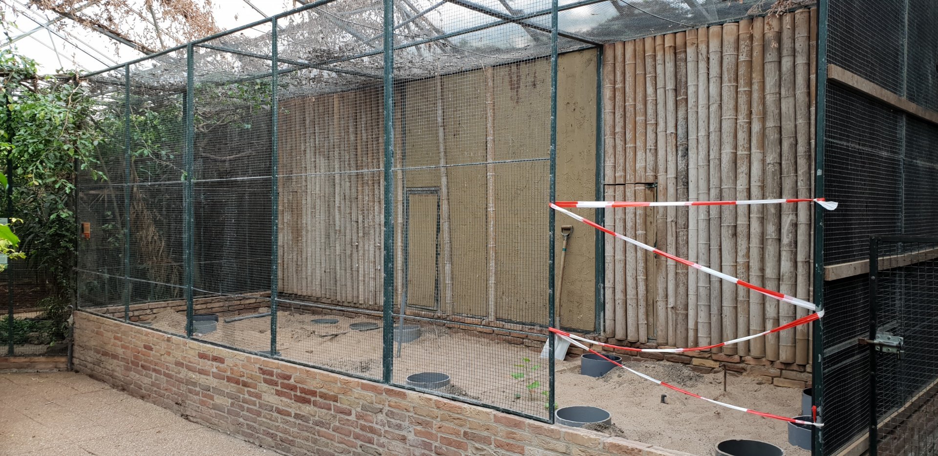Aviary in the Tropical Hall - under consrruction