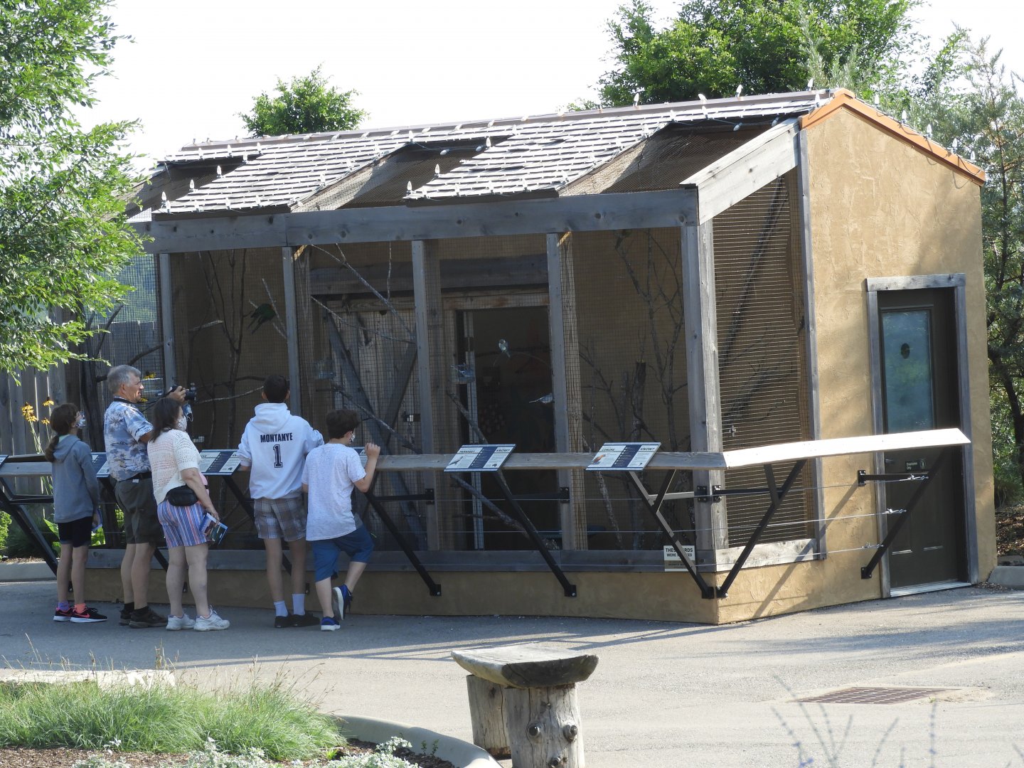 Aviary Near Entrance