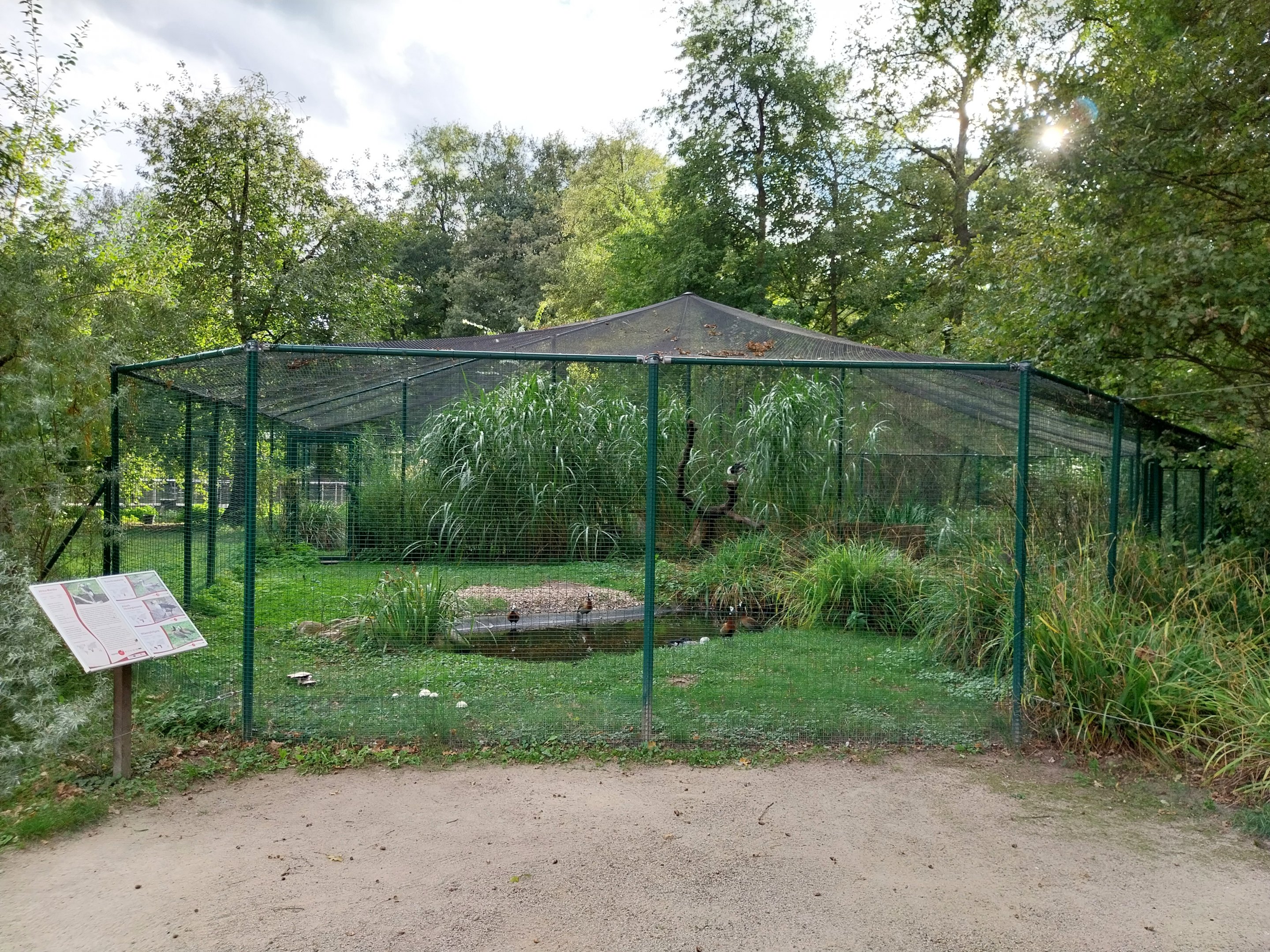 Aviary near Goose Meadow
