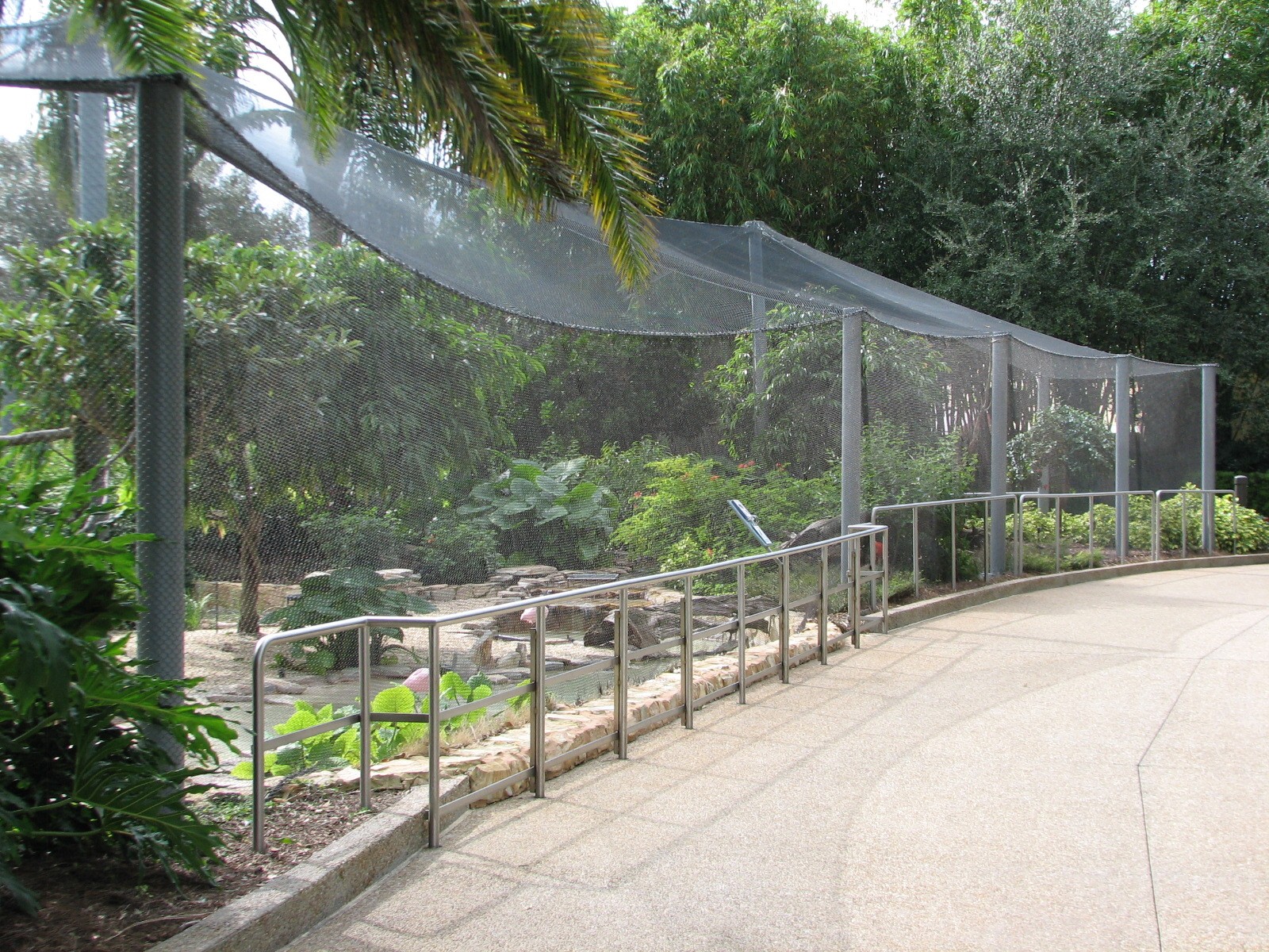Aviary near Shark Encounter