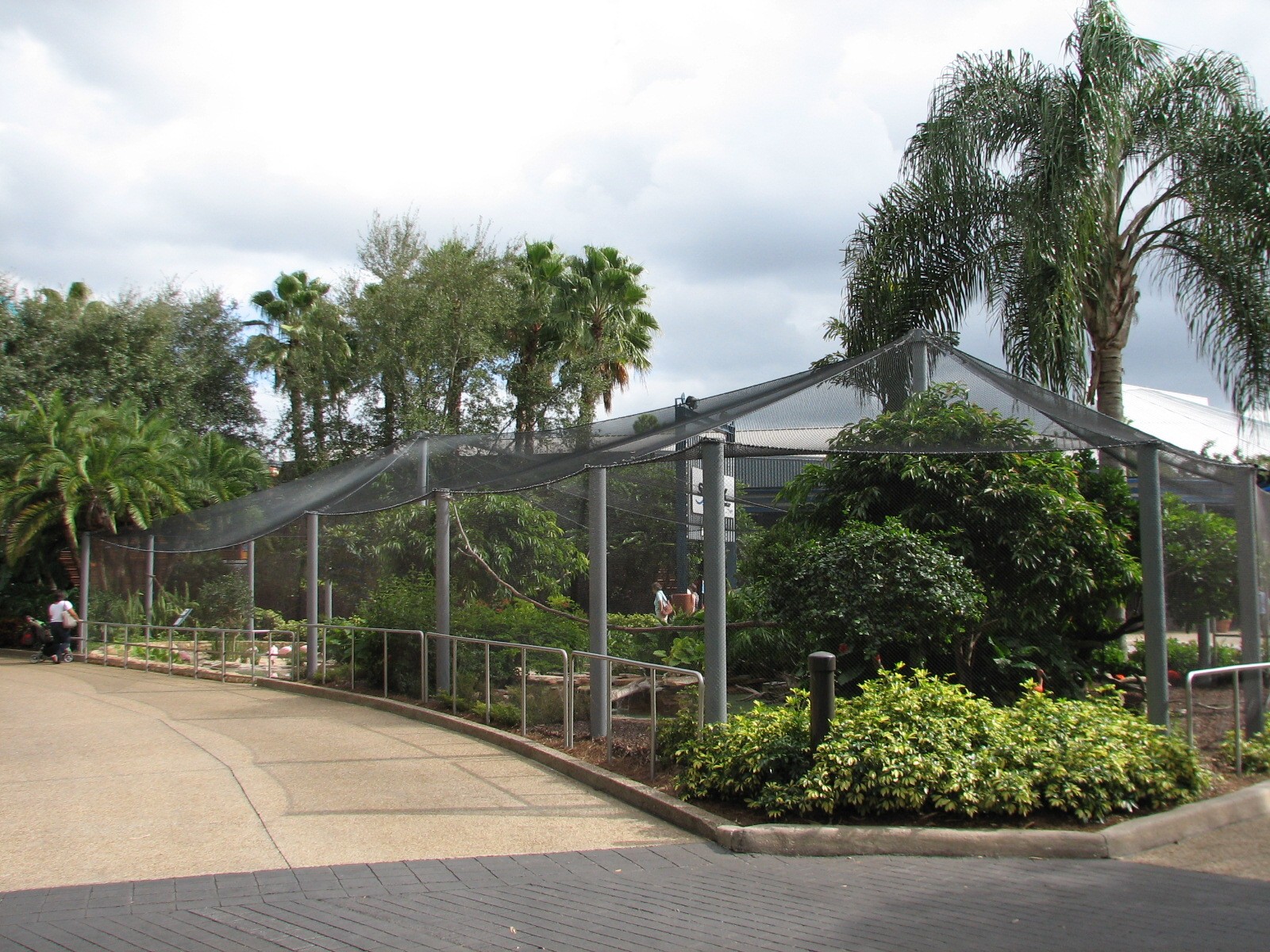 Aviary near Shark Encounter