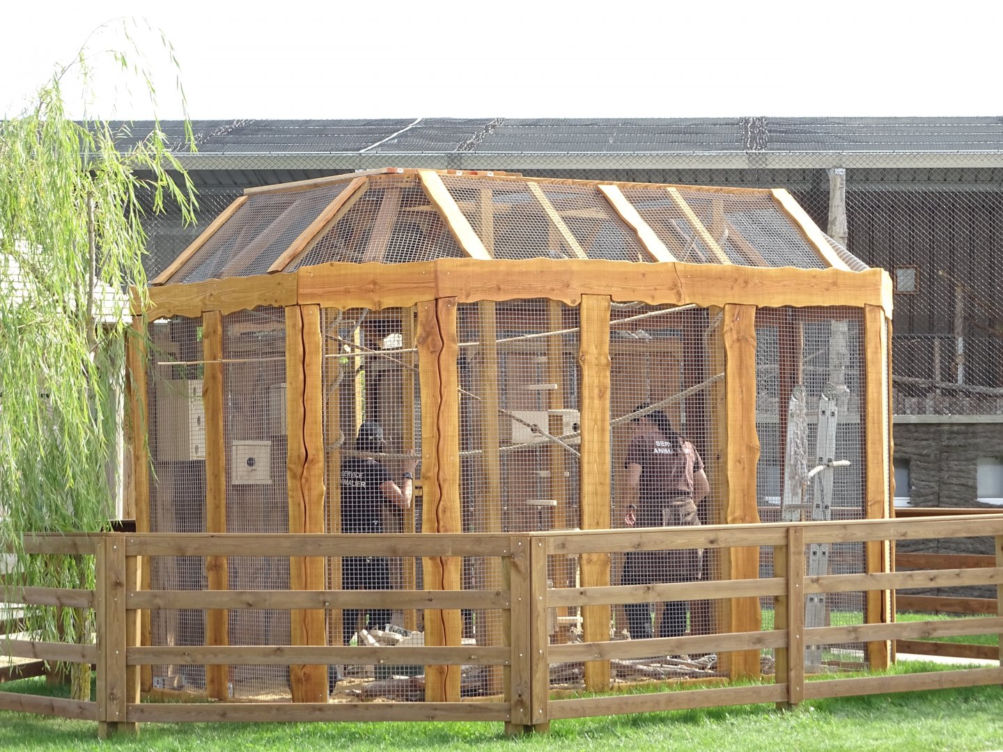 Aviary on construction