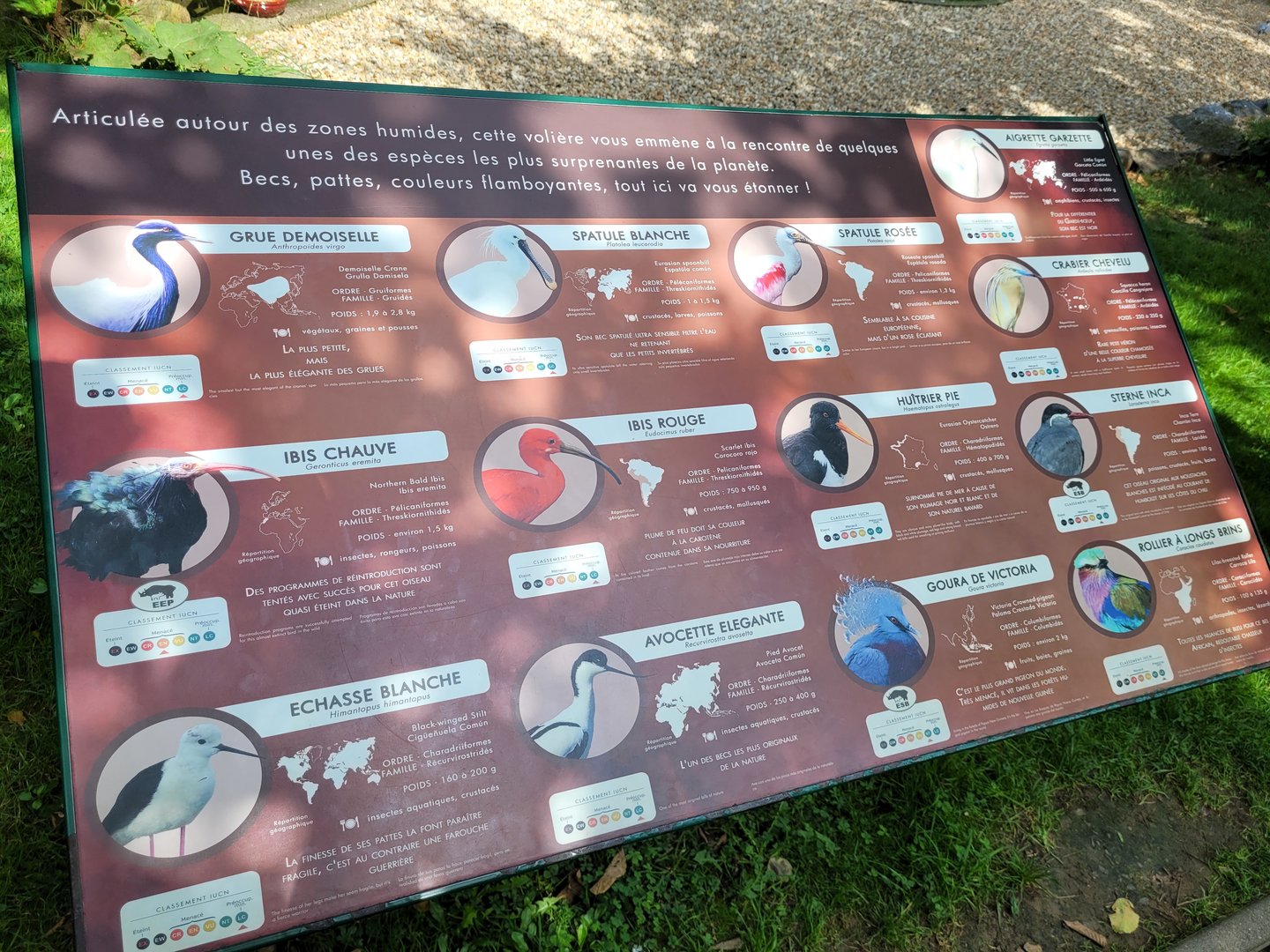 Aviary sign -Parc Animalier des Pyrénées (2023)