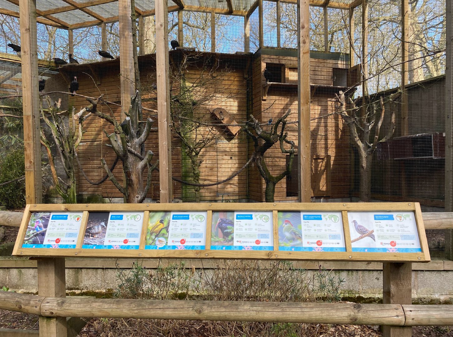 Aviary signage, Dudley, UK